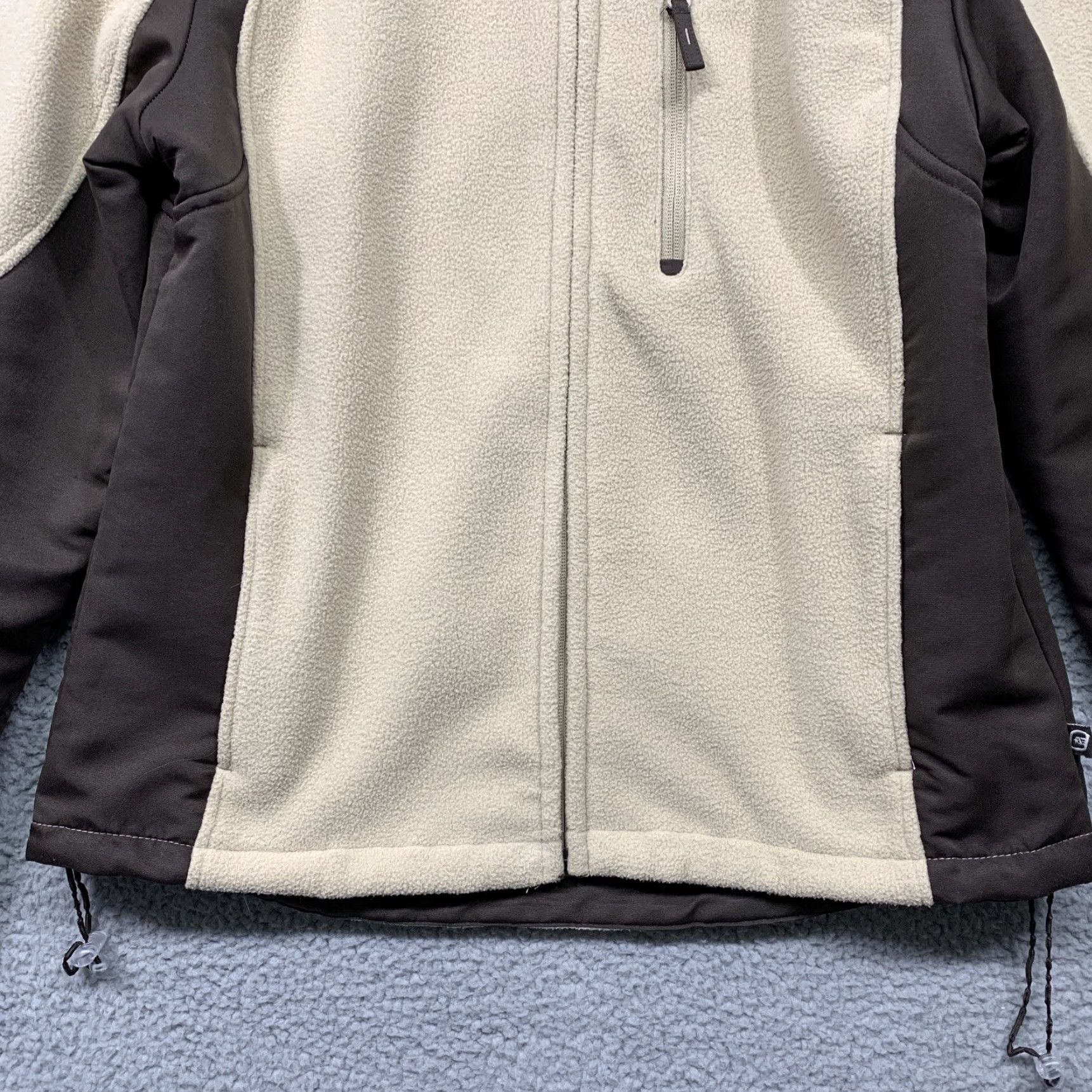 Free Country Free Country Fleece Jacket Women Brown Tan 5 Pockets Full Zip Size M Size M / US 6-8 / IT 42-44 - 3 Thumbnail