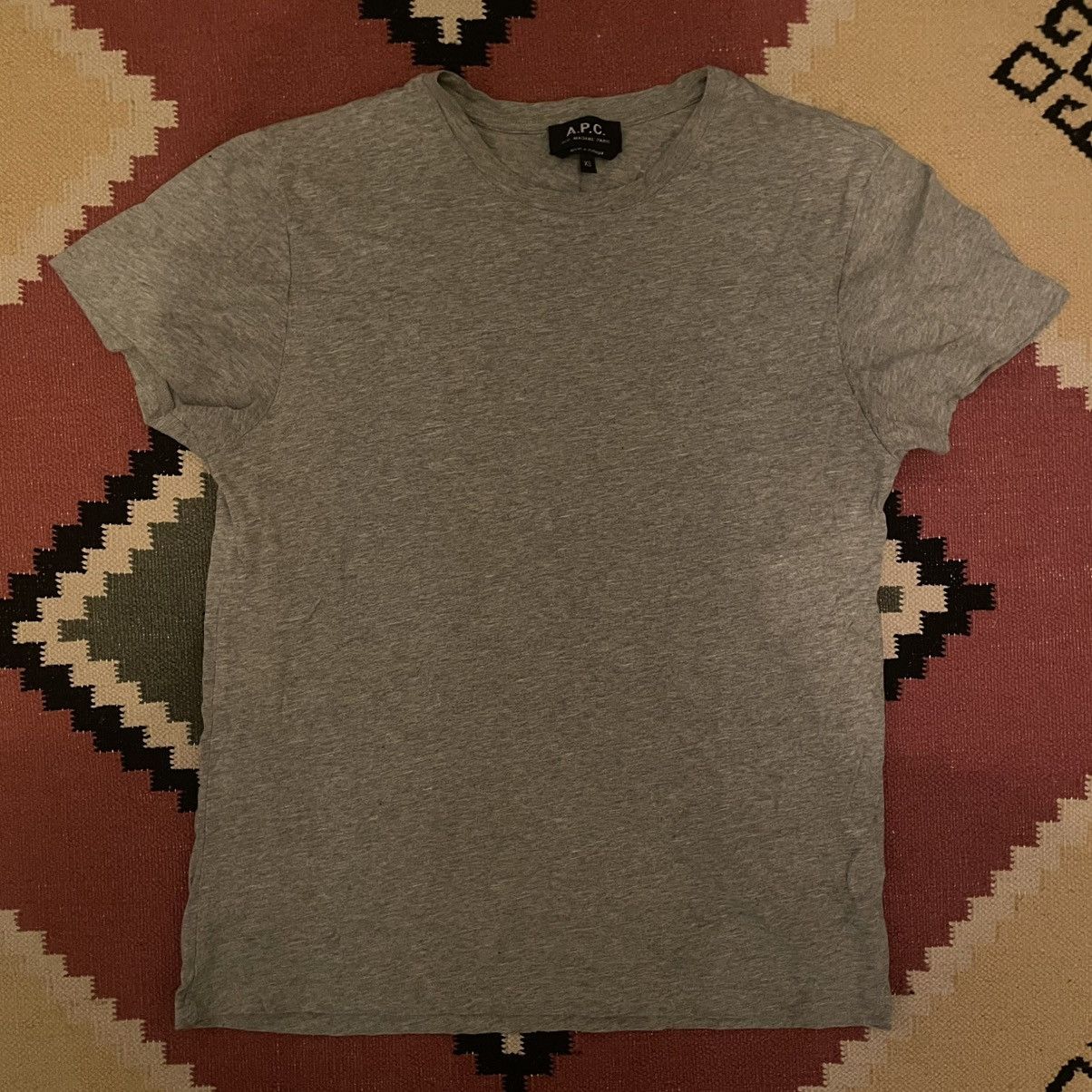 A.P.C. Gray APC Baby Tee Size US S / EU 44-46 / 1 - 5 Thumbnail