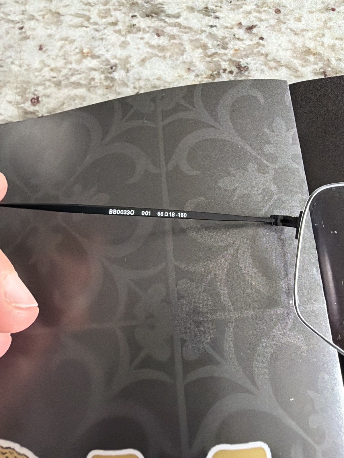 Balenciaga Balenciaga Black Metal Glasses Size ONE SIZE - 5 Thumbnail