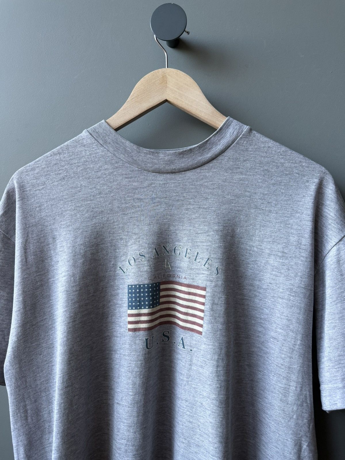 Fruit Of The Loom Los Angeles California USA Flag Tee Size US L / EU 52-54 / 3 - 3 Thumbnail
