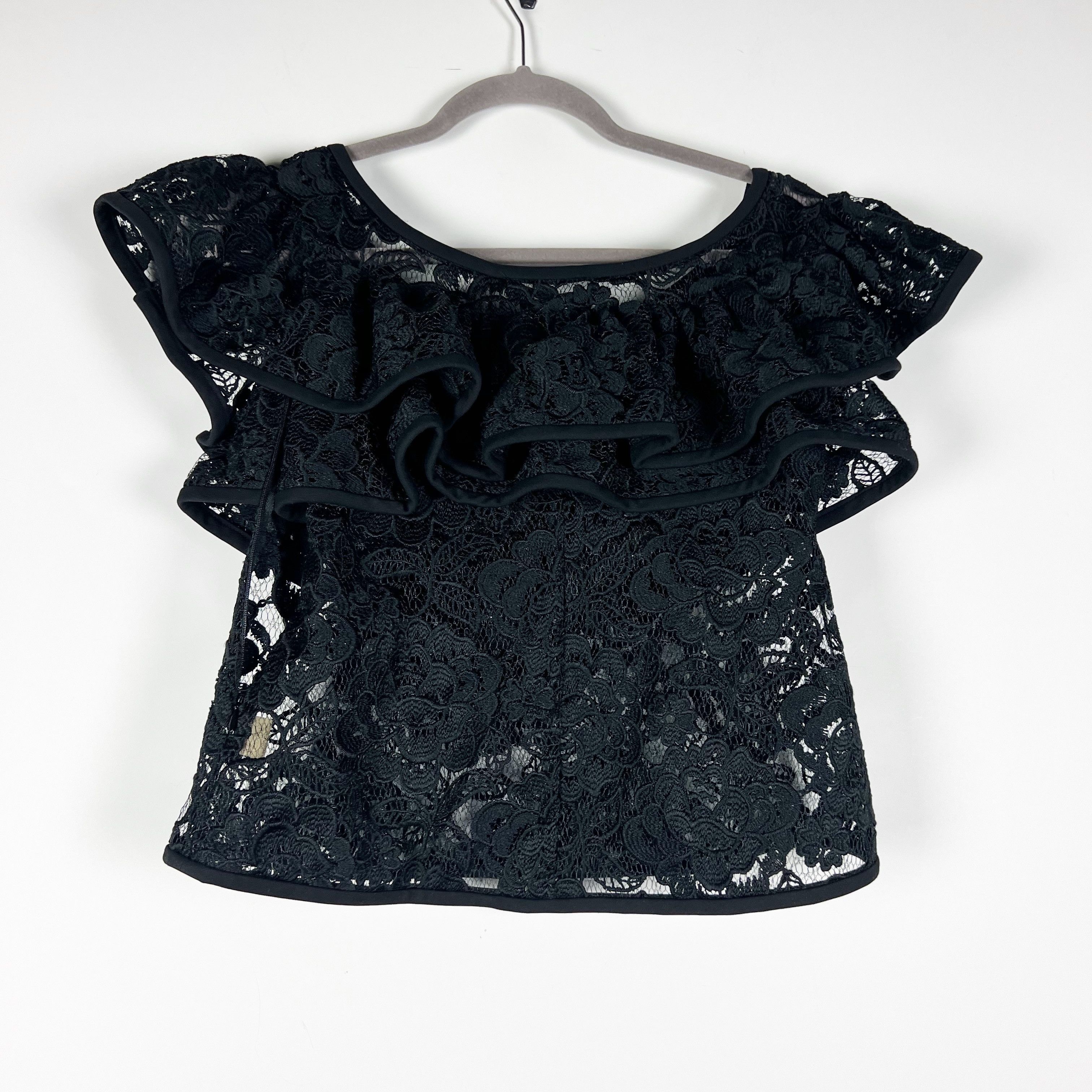 ALEXIS ALEXIS Crista Sheer Floral Flower Print Allover Size XS / US 0-2 / IT 36-38 - 4 Thumbnail