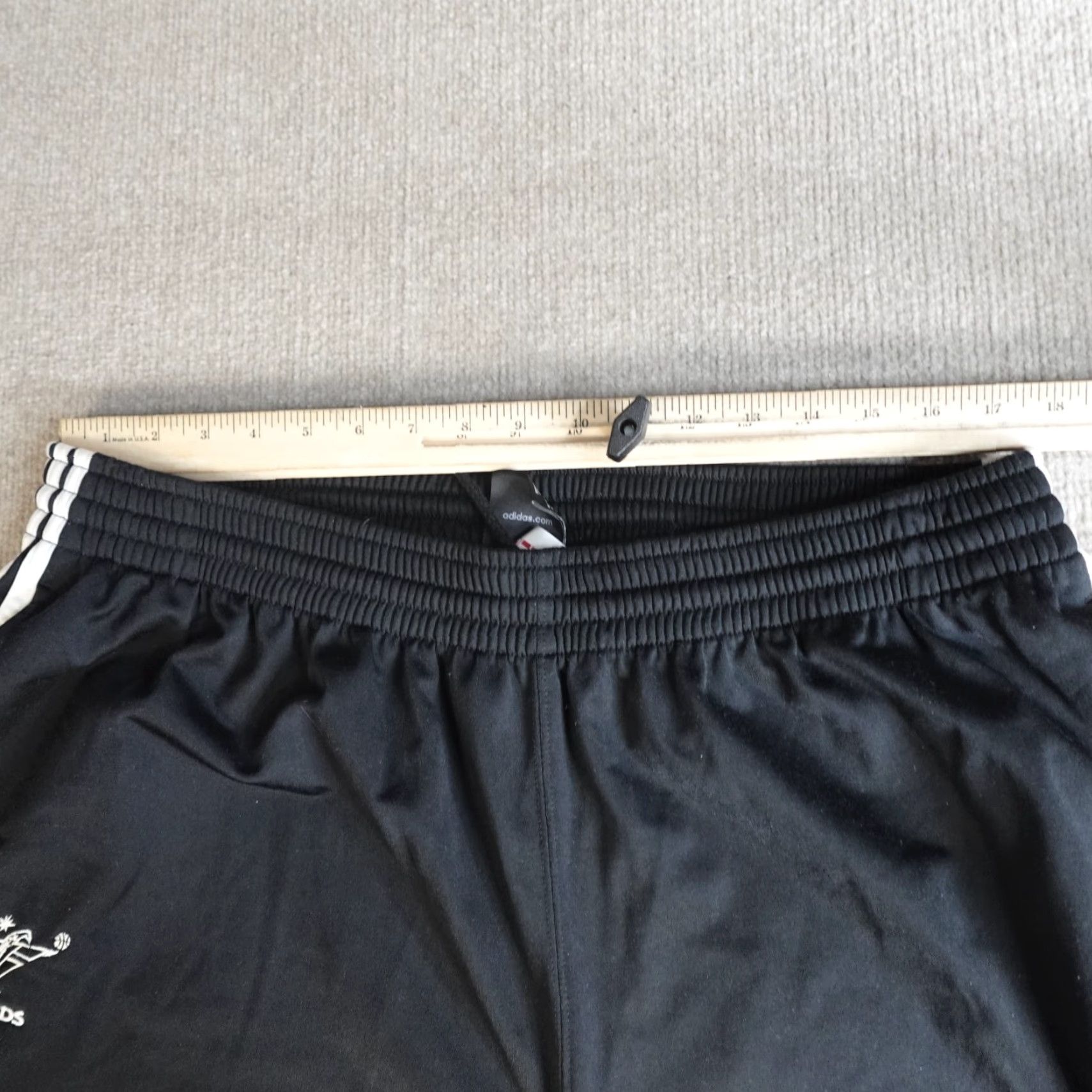 Adidas VINTAGE Adidas Pants 2XL Black Washington Wizards Wide Leg 2006 Embroidered Track Pants Mens Size US 39 - 7 Thumbnail