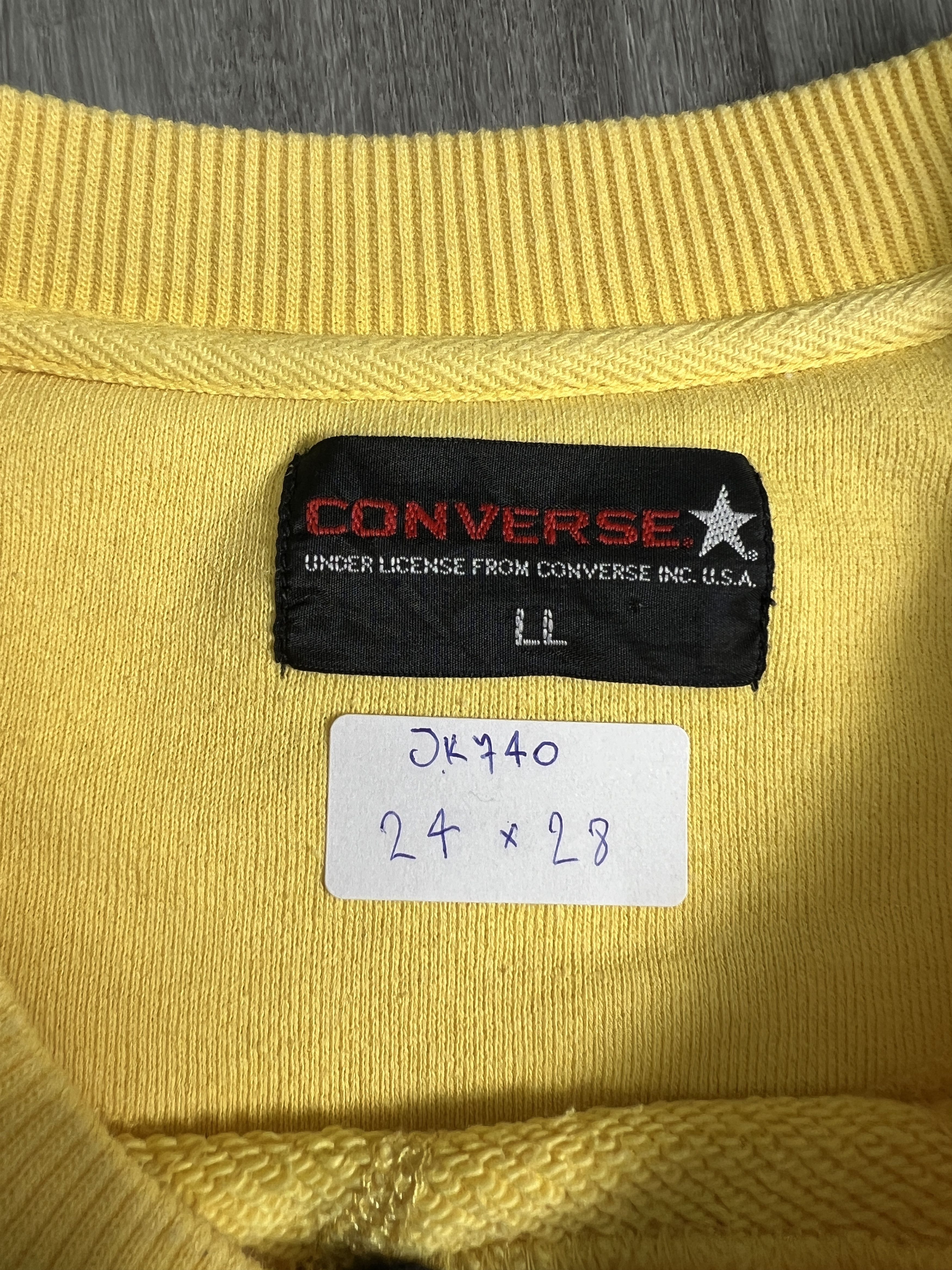 Converse Vintage Converse One Star Box Logo Sweatshirt (L) JK740 Size US L / EU 52-54 / 3 - 3 Thumbnail