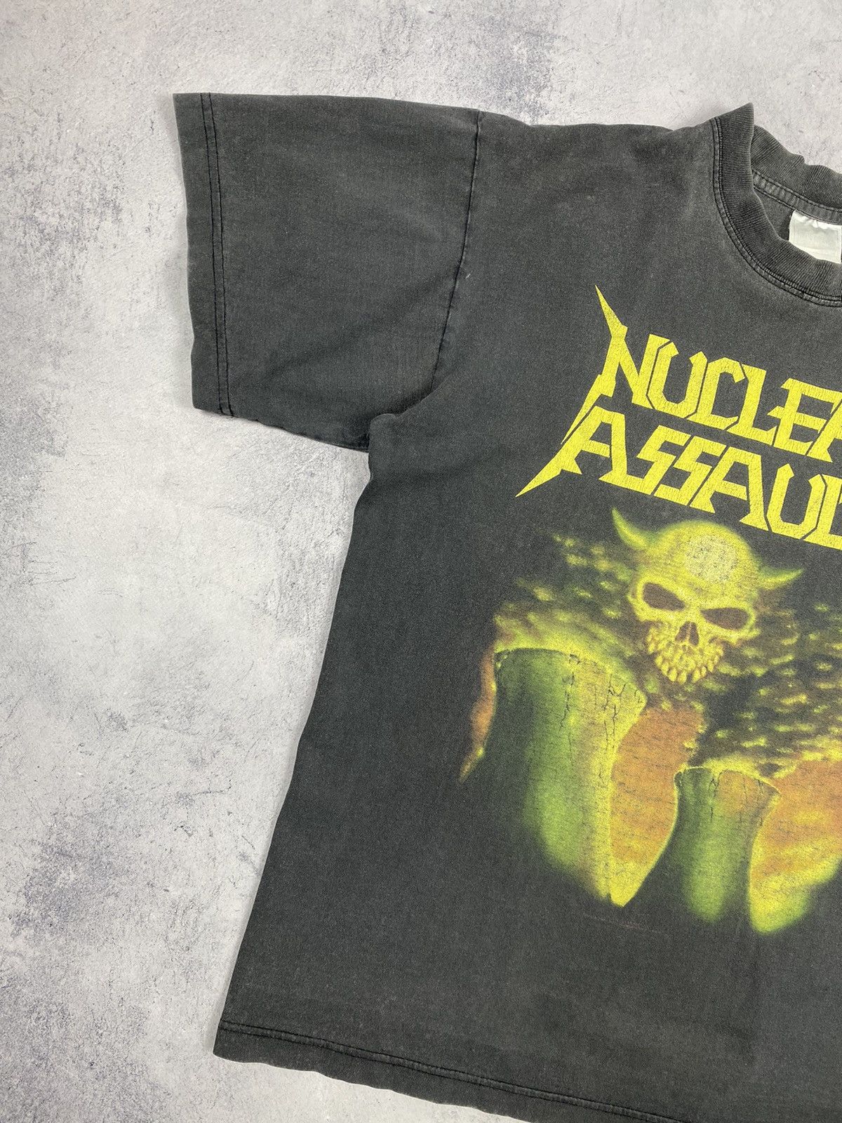 Band Tees Vintage Nuclear Assault Thrash Metal Tour T-Shirt Size US M / EU 48-50 / 2 - 3 Thumbnail