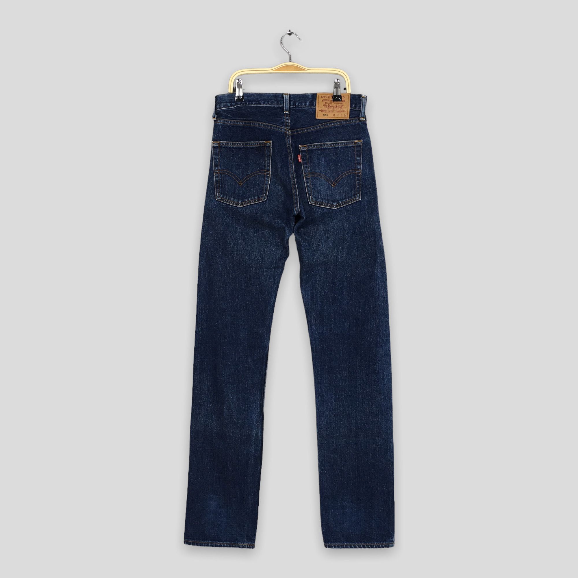 Size 28x33 Vintage Levi's 505 Faded Blue Stonewash Jeans