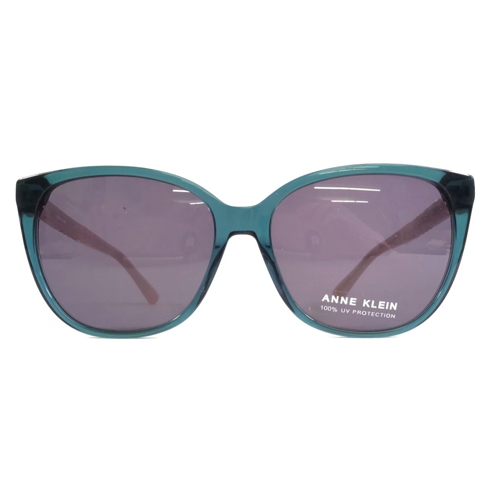 Anne Klein Olive Gradient Frame Sunglasses with Pink Lenses Oversized Square Gradient Sunglasses | Anne Klein main image 3