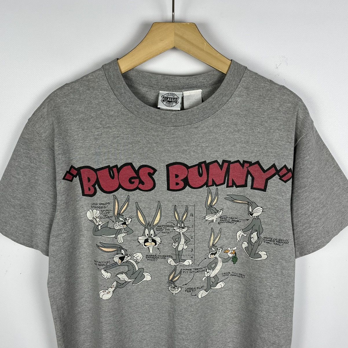 Vintage Vintage Looney Tunes Bugs Bunny Warner Bros tee 1994 Size US S / EU 44-46 / 1 - 2 Thumbnail