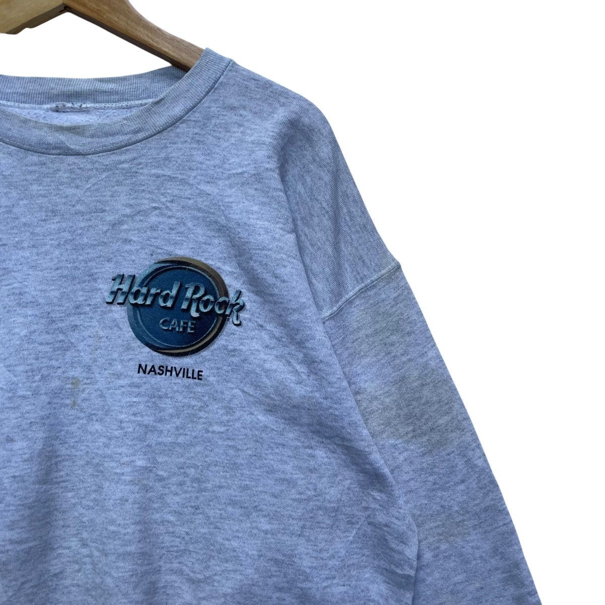 Vintage 💥Vintage Hard Rock Nashville Sweatshirt Pullover Size US L / EU 52-54 / 3 - 4 Thumbnail
