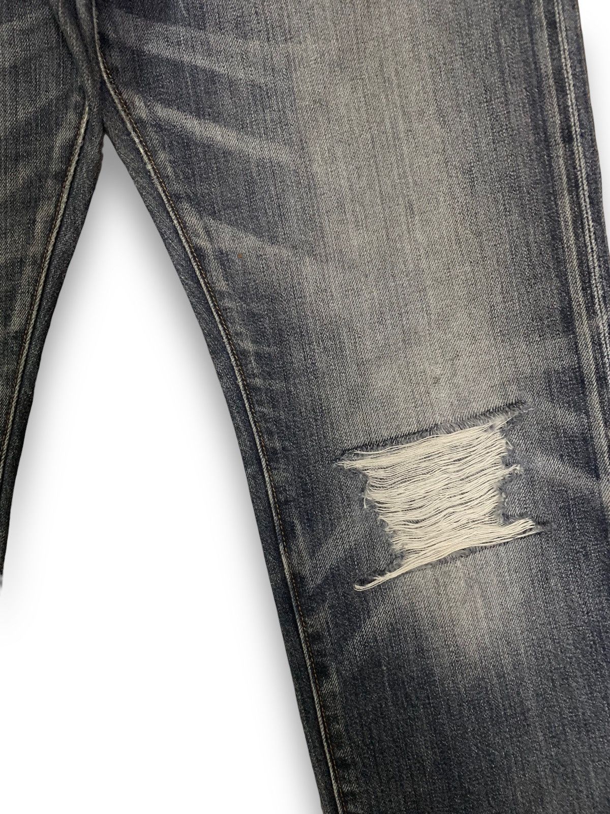 Gap Vintage Gap 1969 Whiskers Washed Distressed Grunge Jeans Size US 32 / EU 48 - 8 Thumbnail