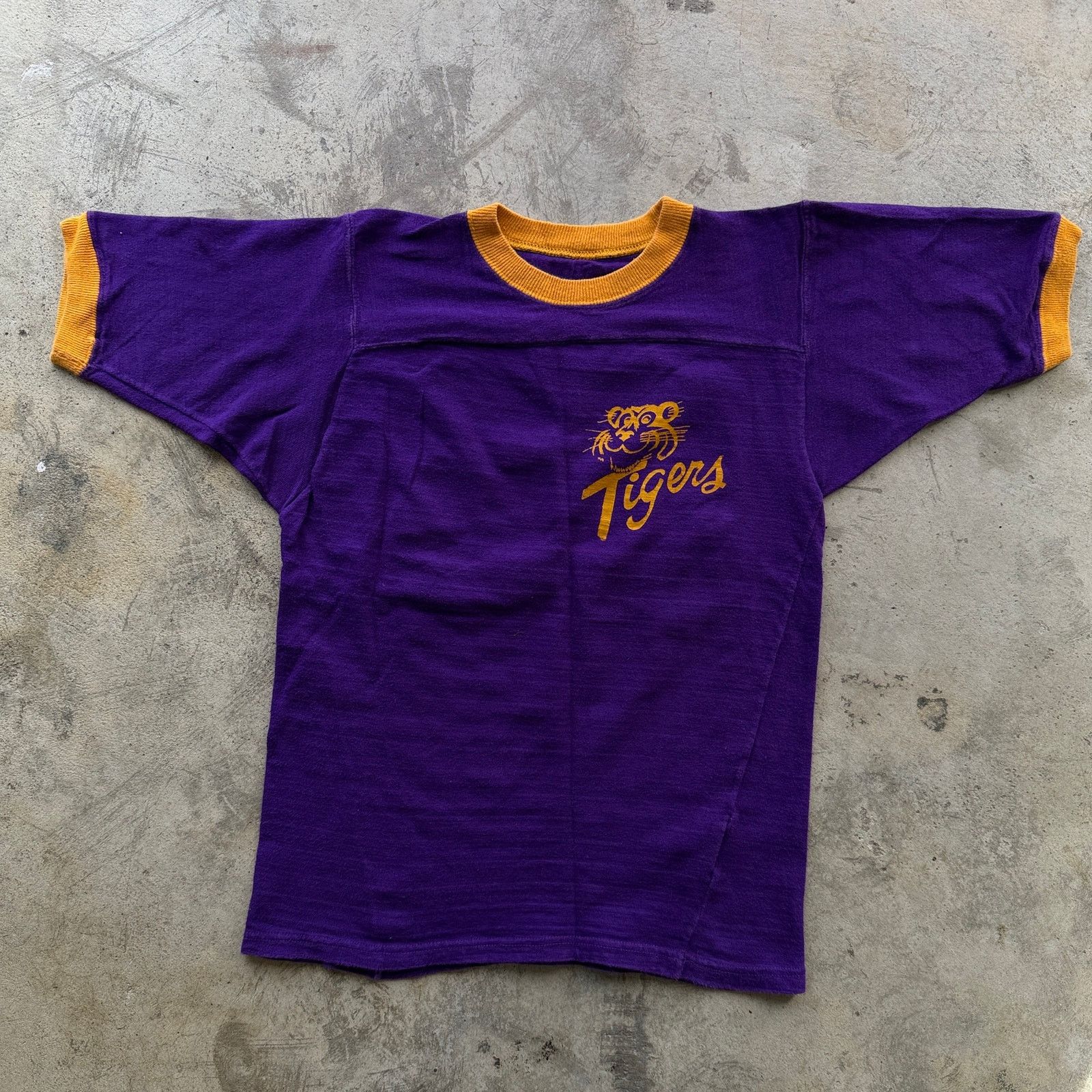 Other 60s LSU Tigers Football Jersey T-Shirt Purple Gold Ringer Size M / US 6-8 / IT 42-44 - 1 Thumbnail
