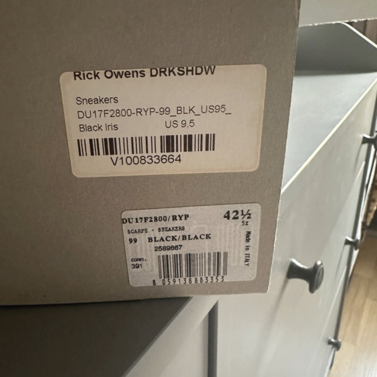 Rick Owens Rick Owens Triple Black Ramones Size US 9.5 / EU 42-43 - 8 Thumbnail