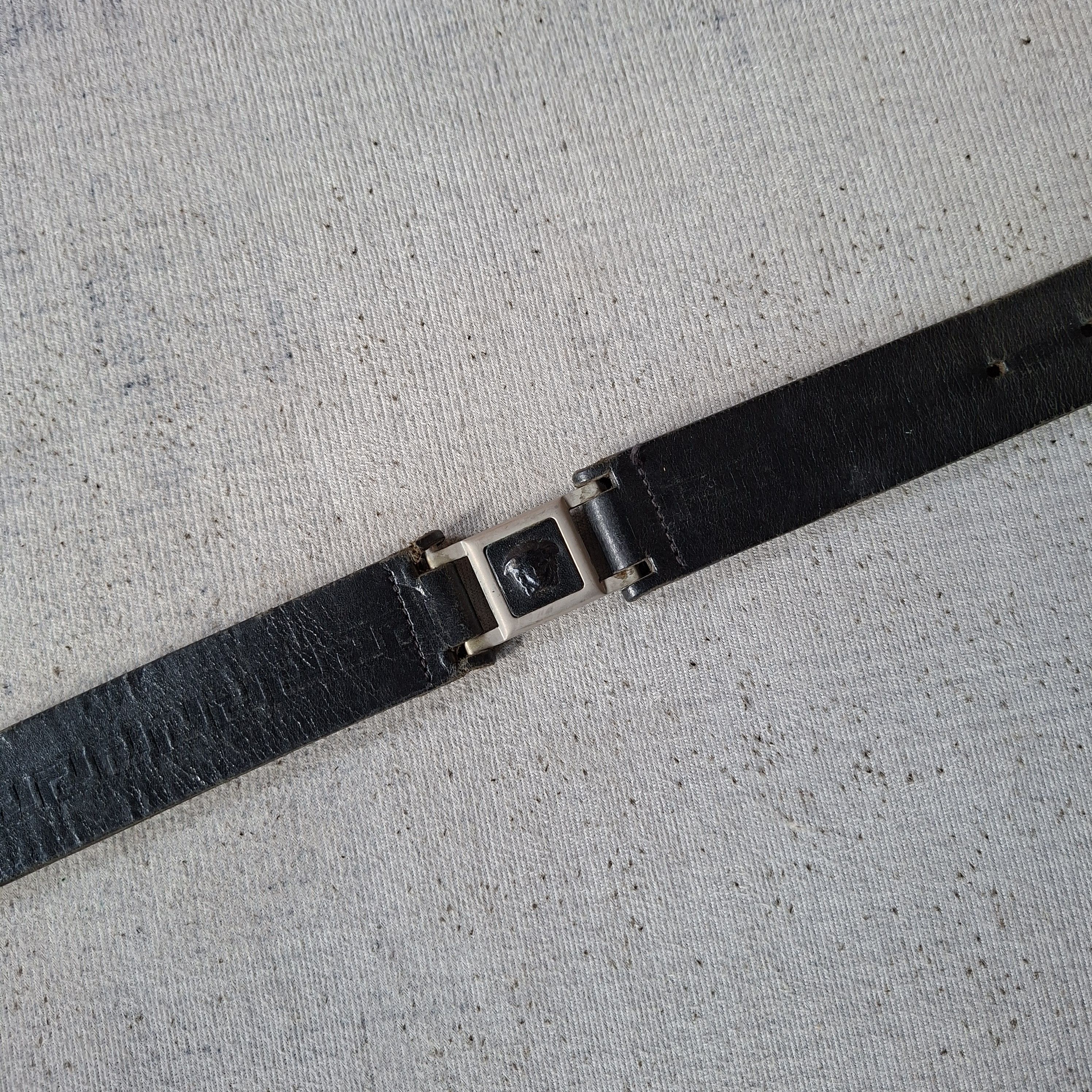 Versace 🧱 Gianni versace madusa logo connection leather belt Size ONE SIZE - 12 Thumbnail