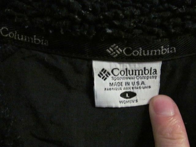 Columbia Cozy Black Fleece Zip-Up Jacket Size L / US 10 / IT 46 - 3 Thumbnail