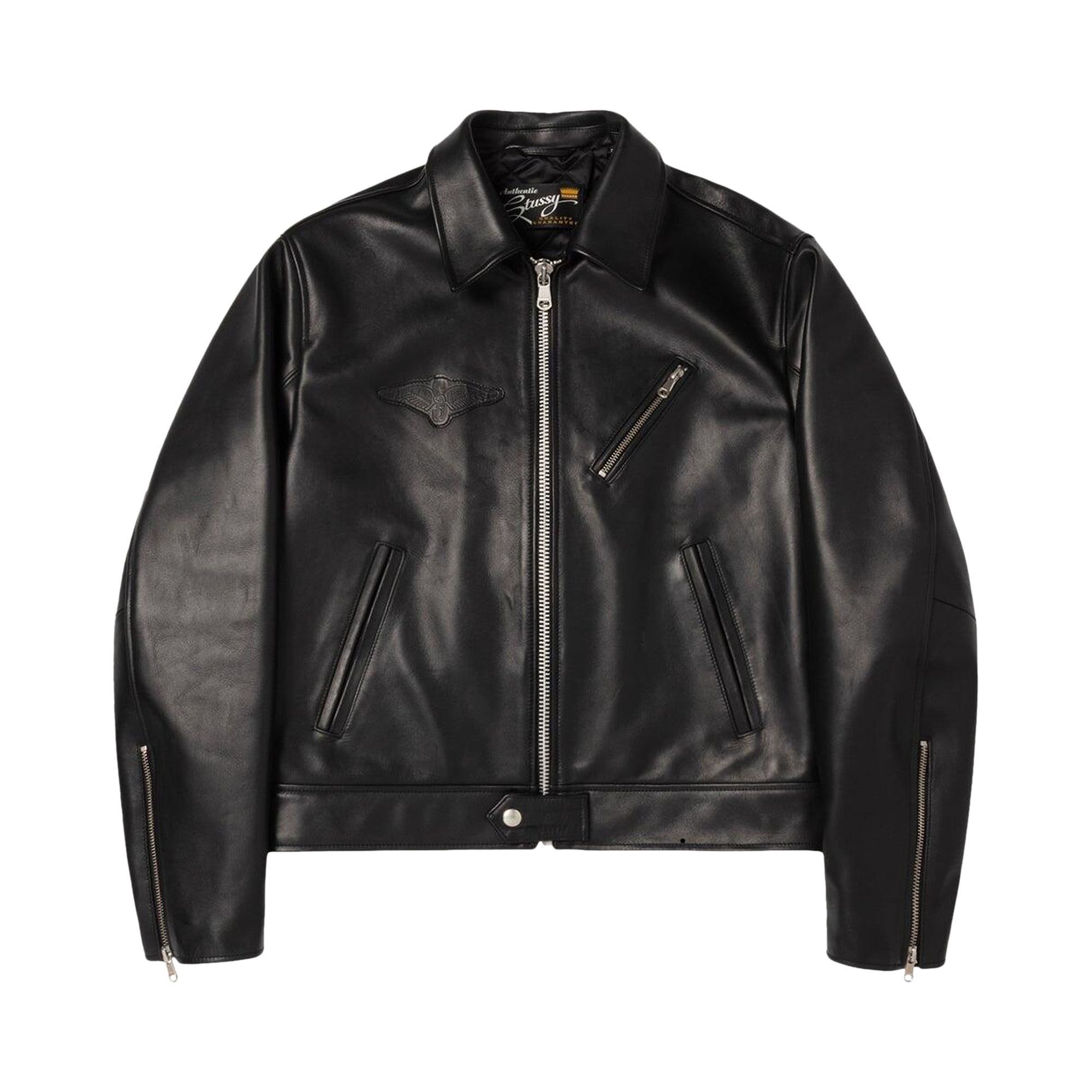 Stussy Stussy Leather Flight Jacket | Grailed