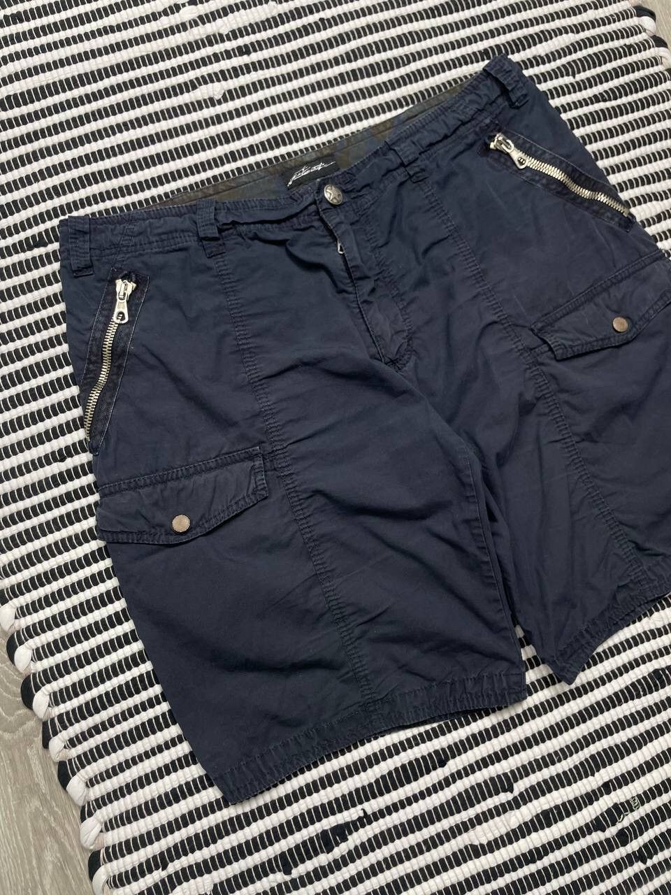 JET SET × Japanese Brand × Vintage Vintage Jet Set Cargo Faded Shorts Y2K Size US 34 / EU 50 - 2 Thumbnail
