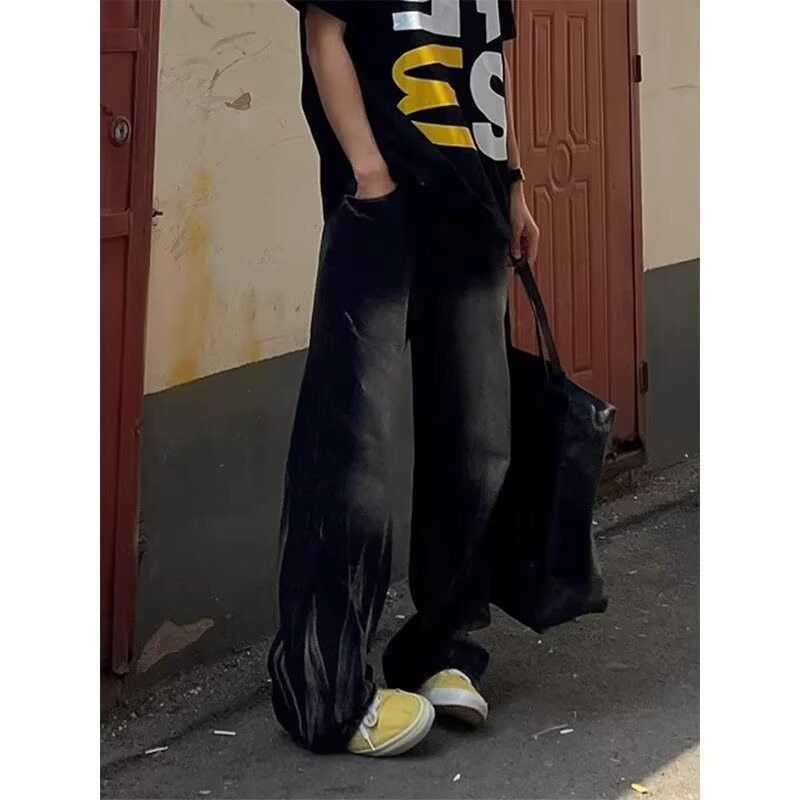 Japanese Brand × Jean Retro loose tie dye high street jeans Size US 32 / EU 48 - 1 Thumbnail