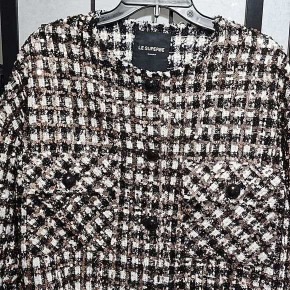 Le Superbe Le Superbe Monte Carlo Sequined Button Jacket Size 6 Size M / US 6-8 / IT 42-44 - 3 Thumbnail