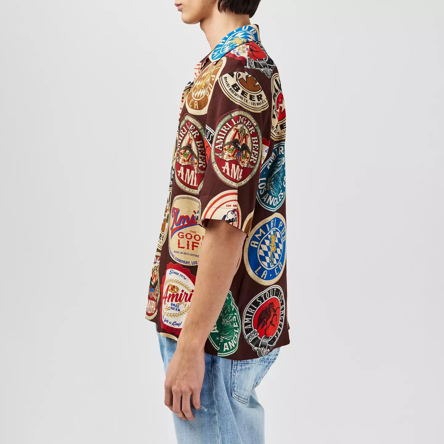 Amiri o1g2r1mq0426 Coasters Bowling Shirt in Multicolor Size US S / EU 44-46 / 1 - 5 Thumbnail