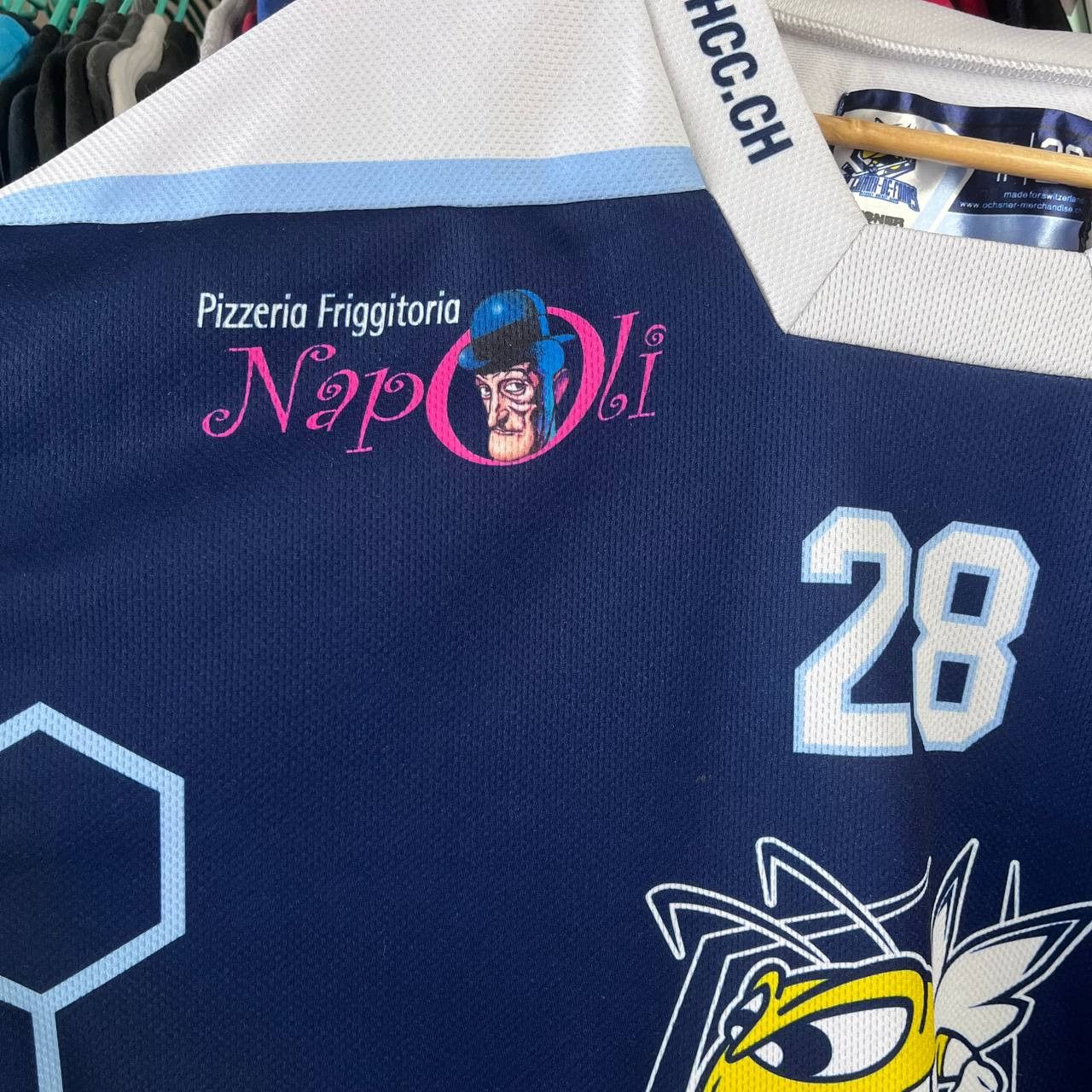 Other SHC La Chaux-de-Fonds Hockey Jersey #28 Zybach Size US M / EU 48-50 / 2 - 6 Thumbnail
