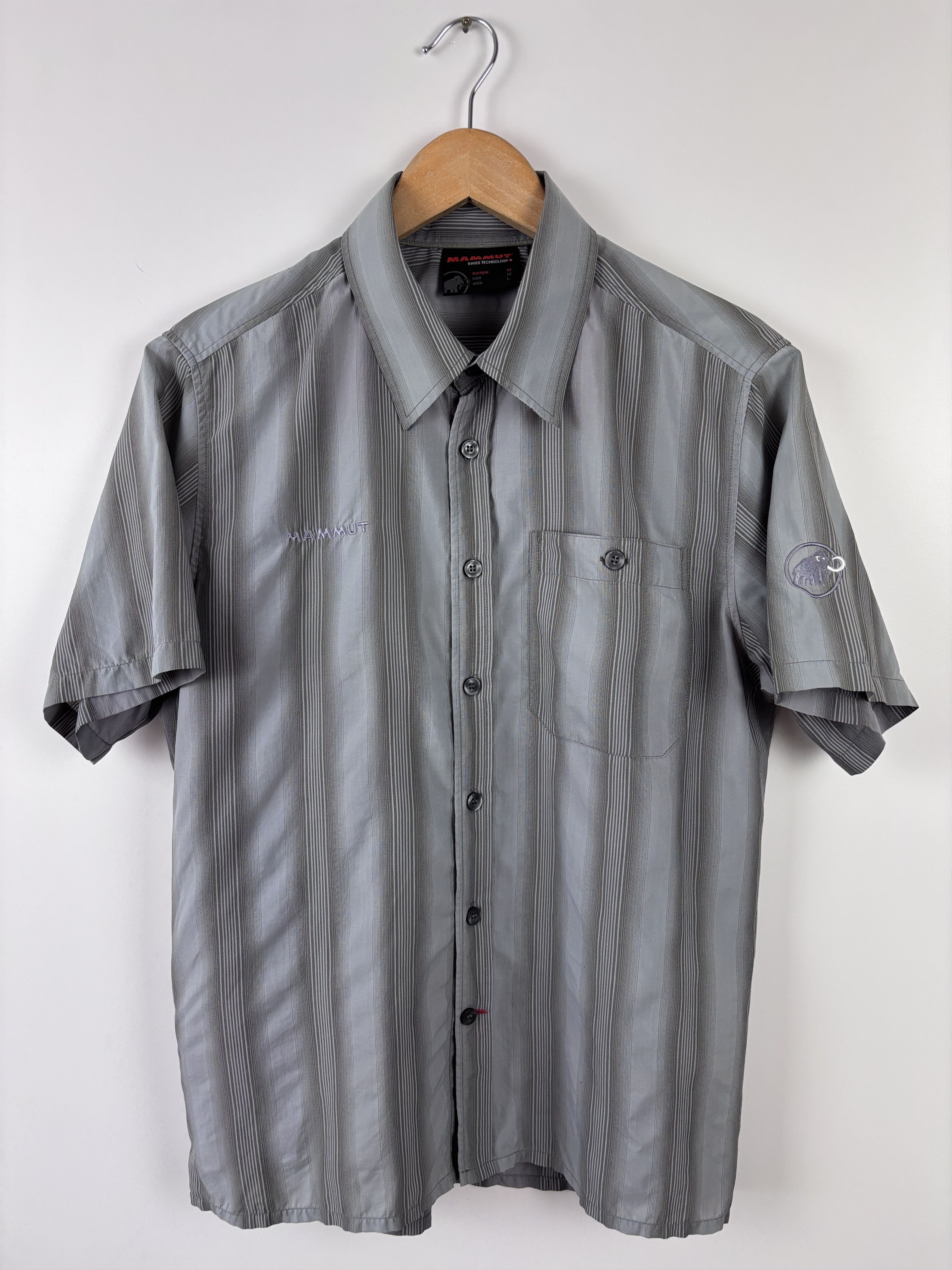 Mammut Mammut Shortsleeve Stripped Lightweight Outdoor Shirt M Size US M / EU 48-50 / 2 - 1 Thumbnail