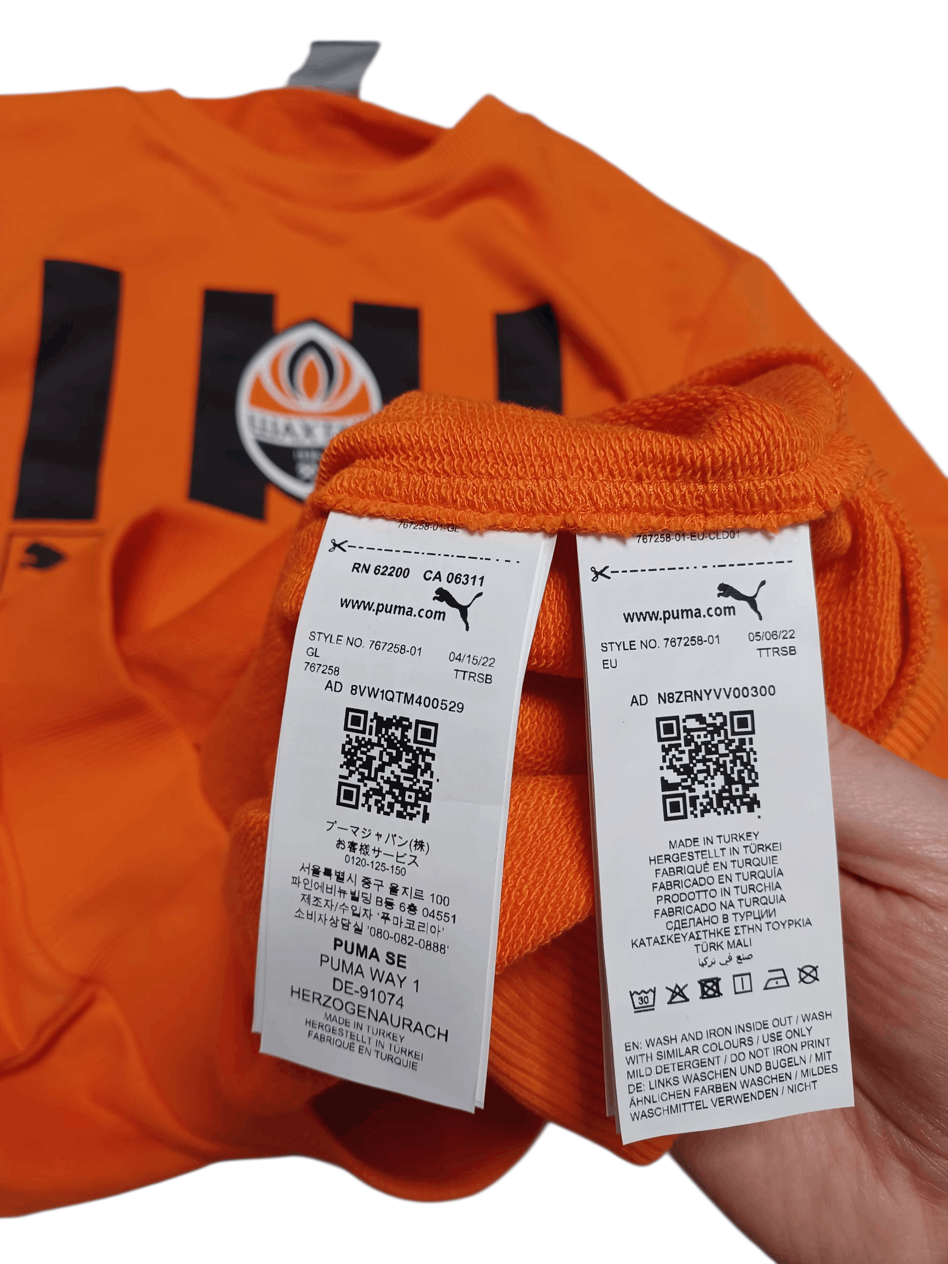Puma SHAKHTAR DONETSK PUMA BIG LOGO OFFICIAL SWEATSHIRT Size US S / EU 44-46 / 1 - 5 Thumbnail