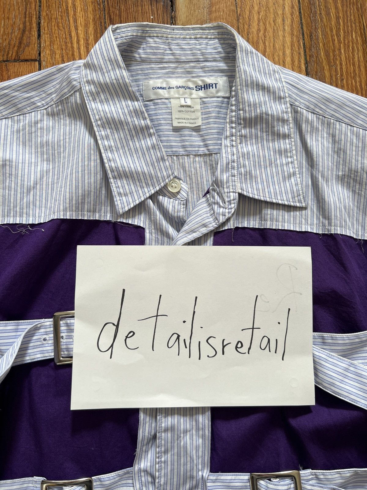 Comme des Garcons SHIRT Comme Des Garcon Shirt long sleeve shirt Size US L / EU 52-54 / 3 - 3 Thumbnail