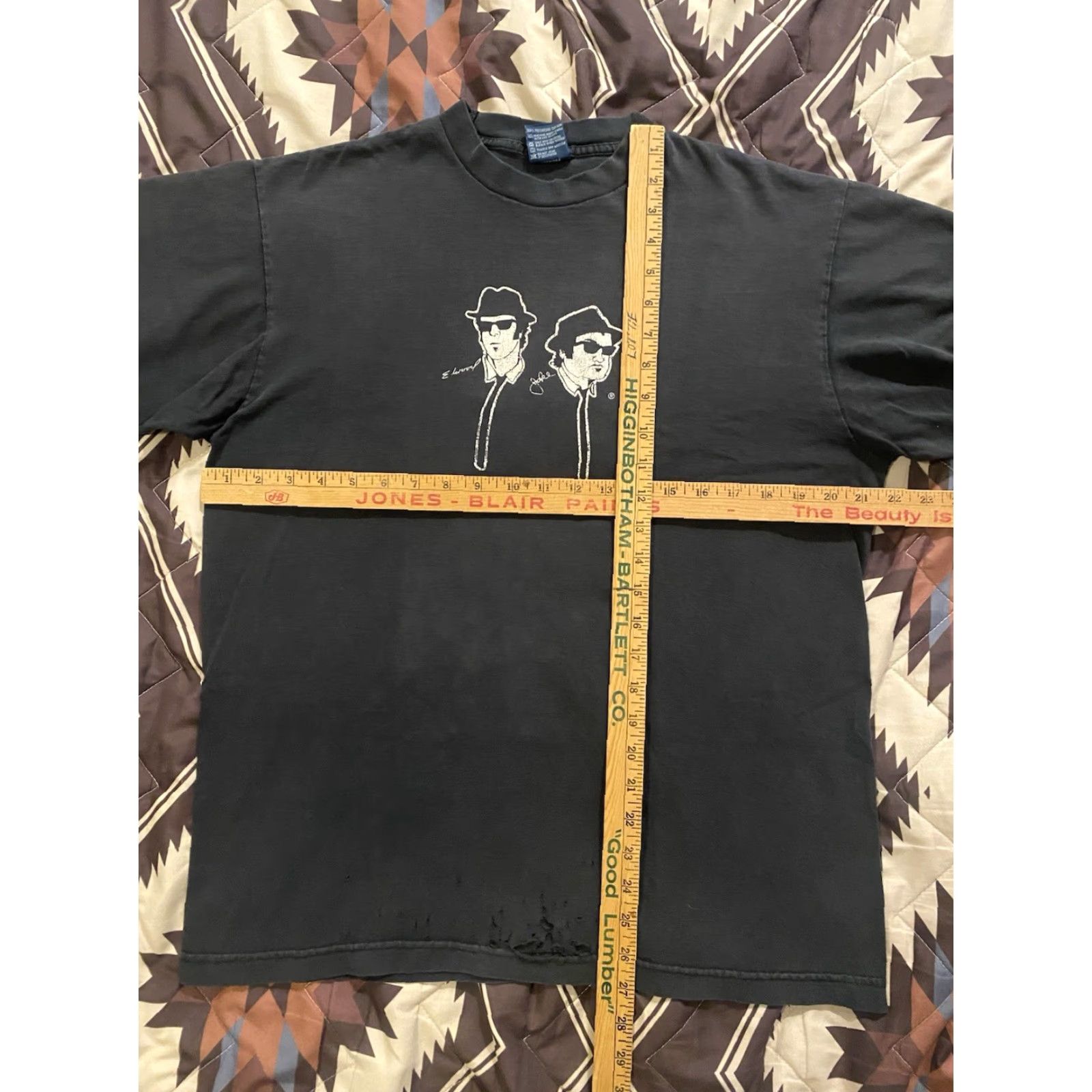 Vintage VINTAGE House of Blues T-Shirt 90s Blues Brothers Black Mens Large Short Sleeve Crew Neck Graphic Print Size US L / EU 52-54 / 3 - 7 Thumbnail