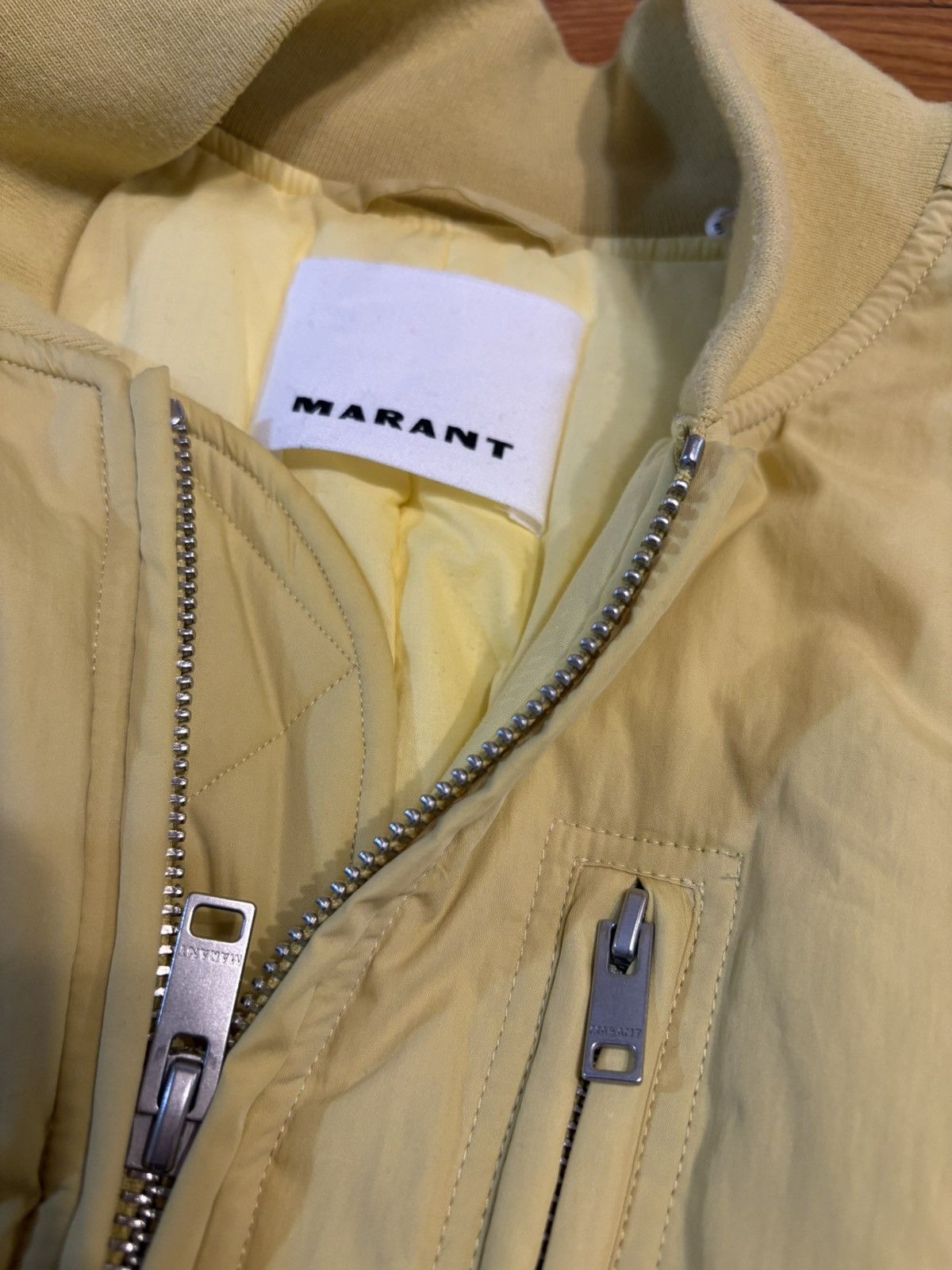 Isabel Marant Isabel Marant Yellow Bomber Jacket Size US L / EU 52-54 / 3 - 3 Thumbnail