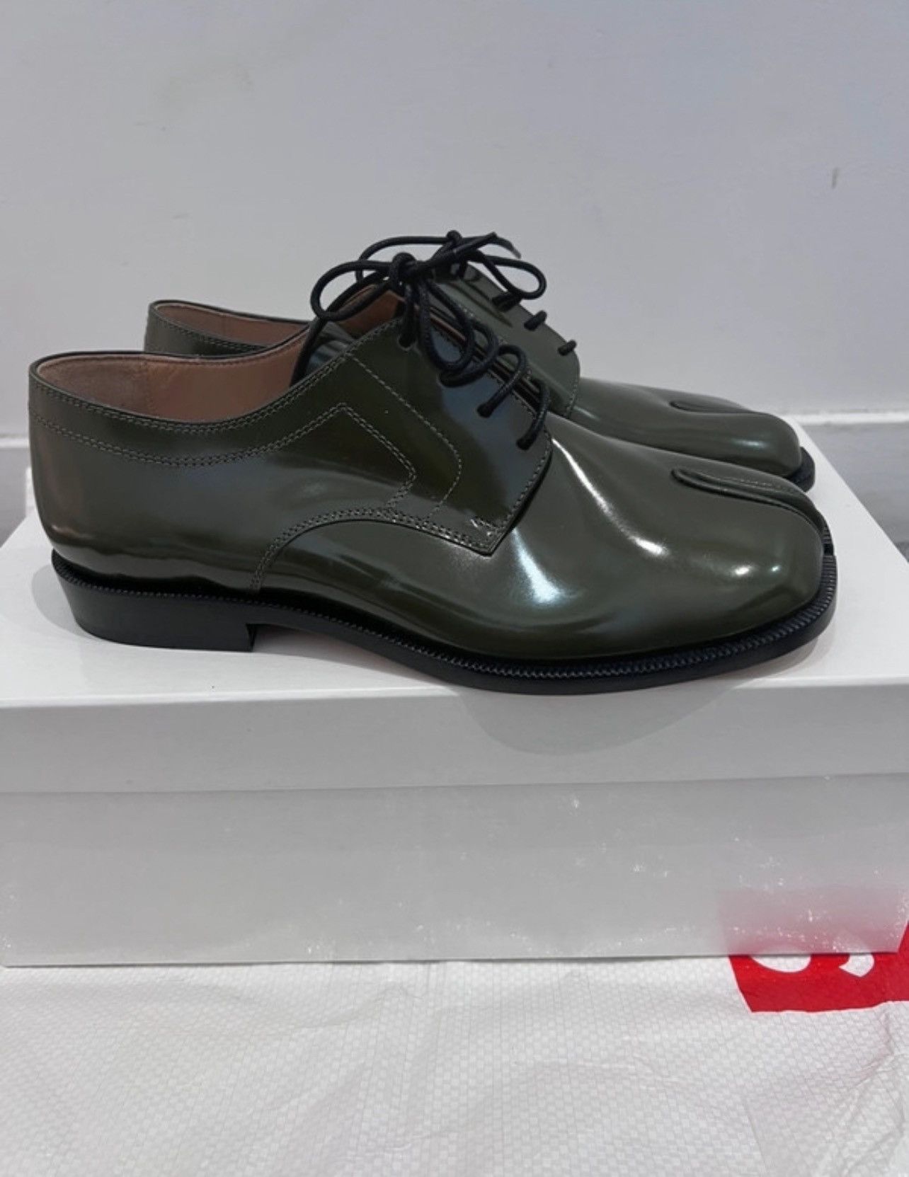 Maison Margiela Tabi lace up olive green Size US 9 / IT 39 - 3 Thumbnail