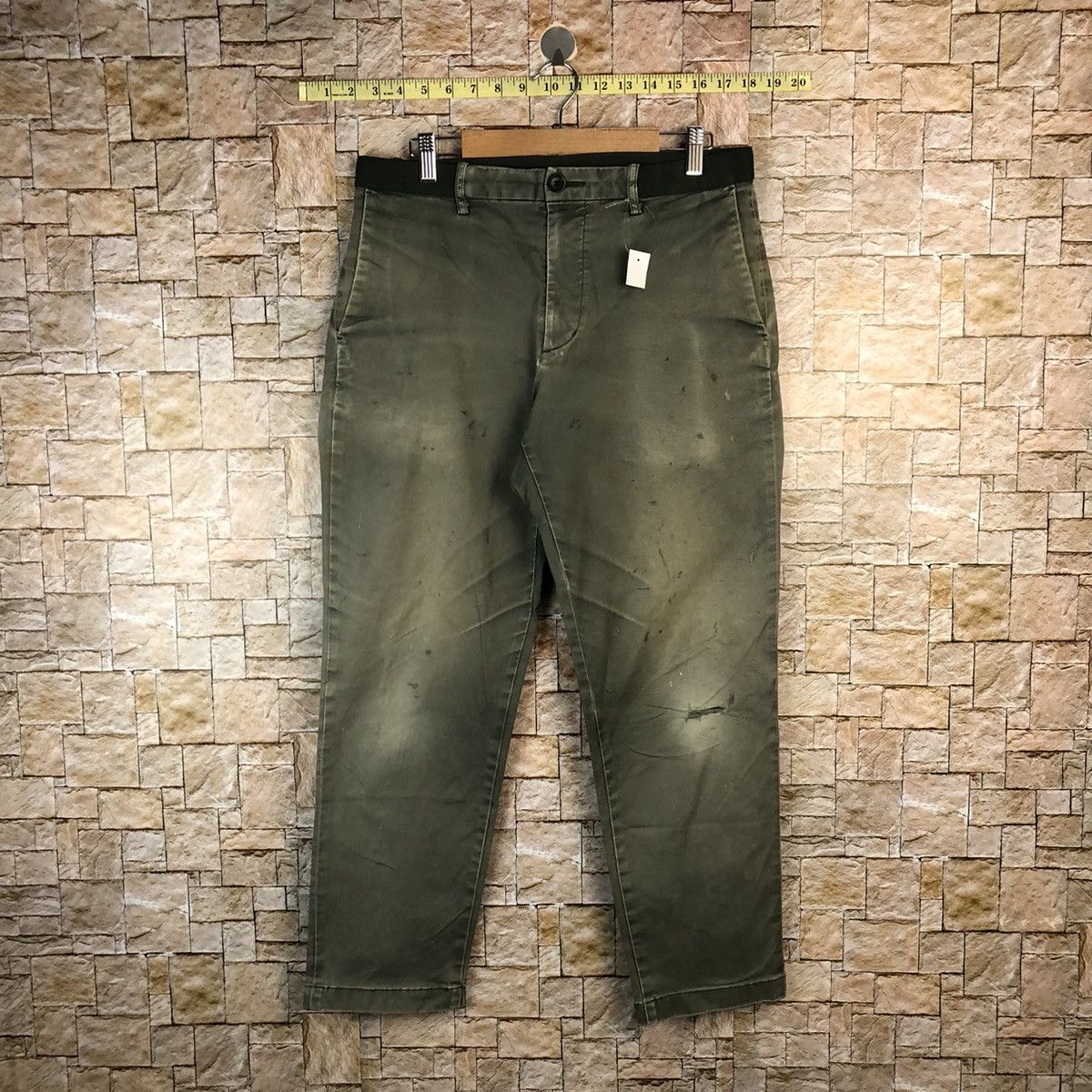 Japanese Brand Japanese Brand Green Casual Pants #A1025 Size US 30 / EU 46 - 1 Thumbnail
