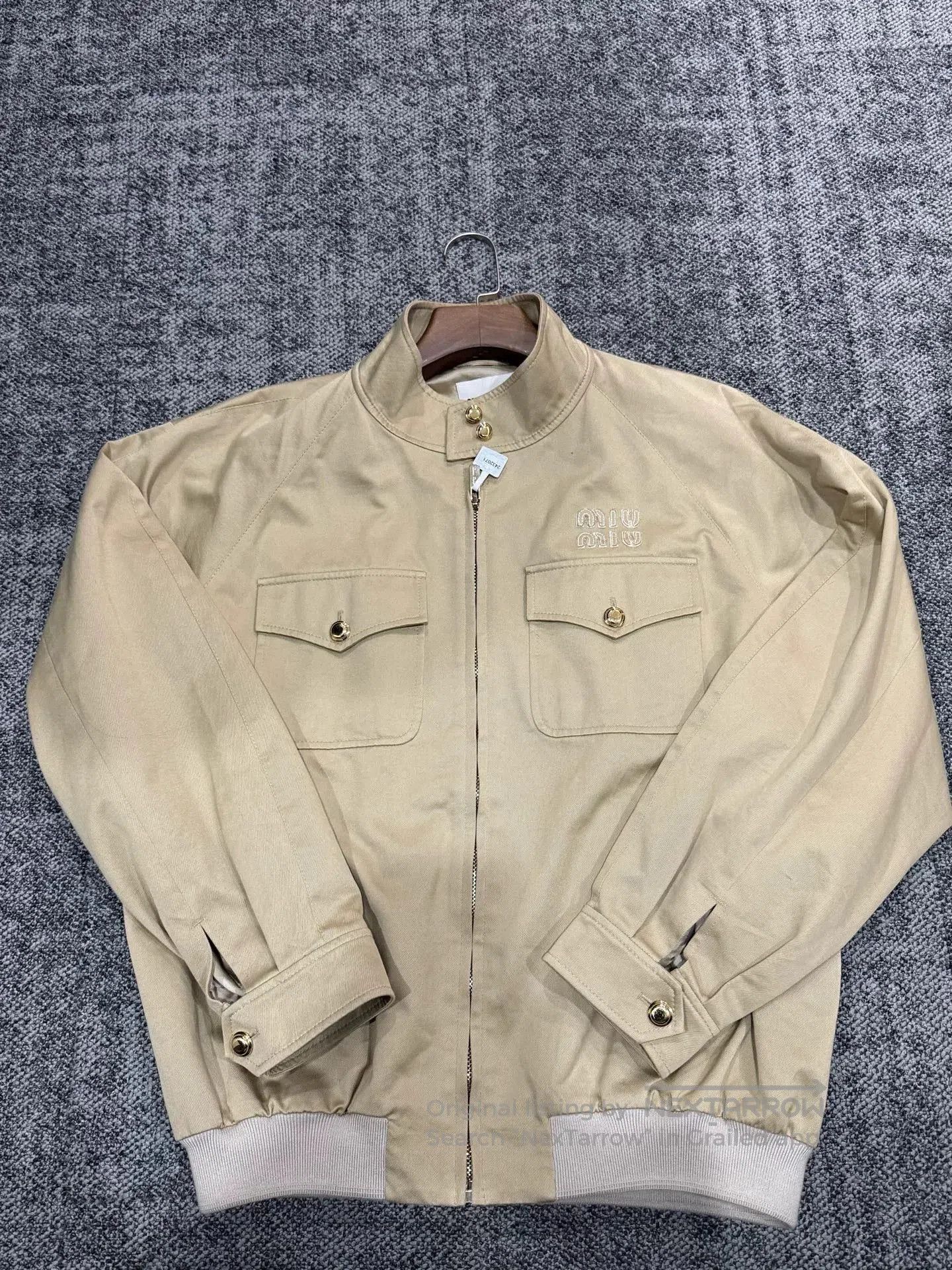 Miu Miu MiuMiu Khaki Jacket Size 38. Size S / US 4 / IT 40 - 1 Thumbnail