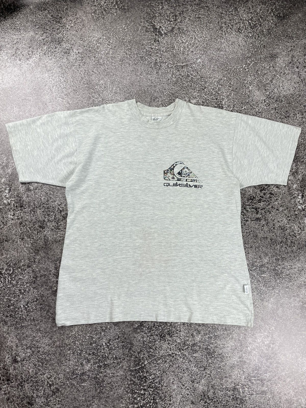 Quiksilver × Vintage Vintage Quiksilver Big Logo Tee T shirt Size US XL / EU 56 / 4 - 2 Thumbnail