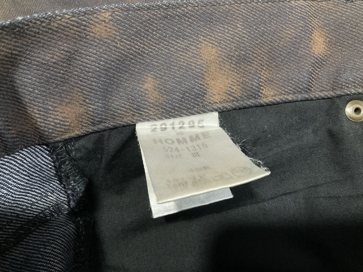 If Six Was Nine 🔥Y2K Archived 291295 Homme Rusty Coated Denim Acid Size US 32 / EU 48 - 13 Thumbnail