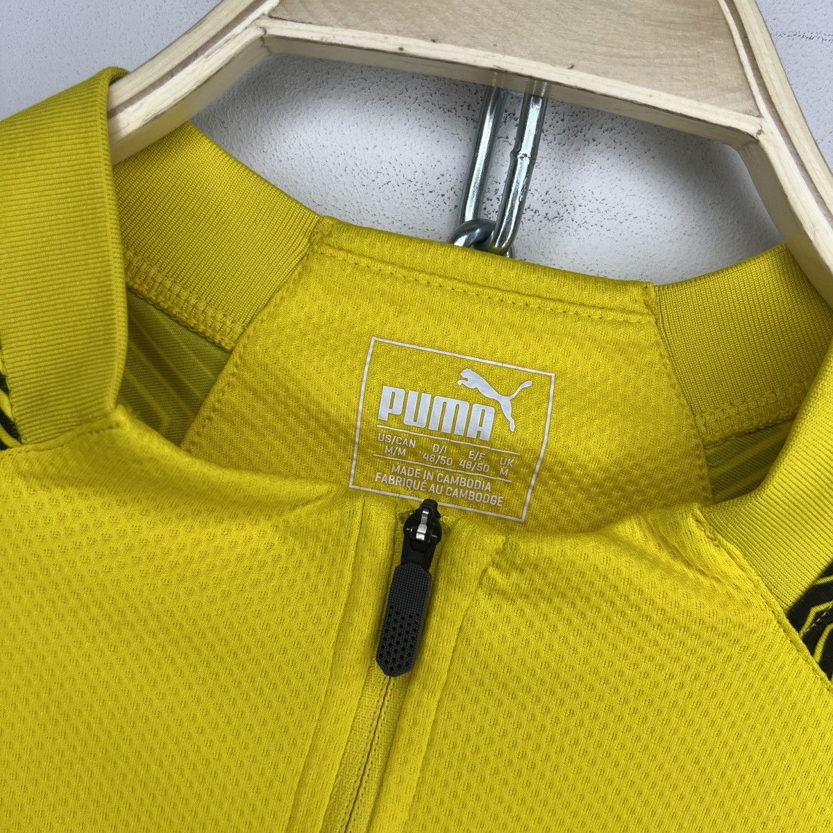 Puma × Vintage Puma Borussia Dortmund Yellow Training Top Track Jersey Size US M / EU 48-50 / 2 - 5 Thumbnail