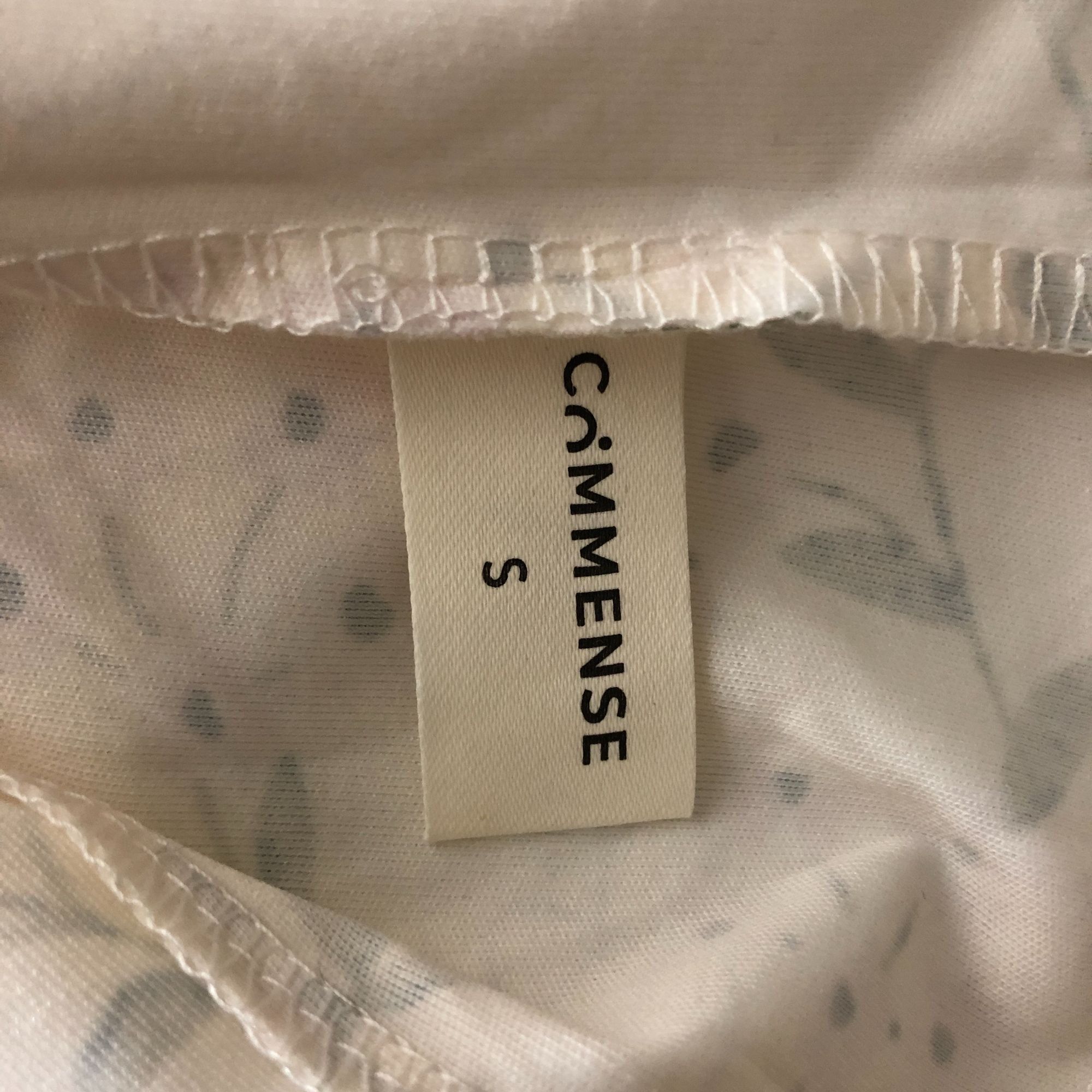 Other Commense Crop Top Sleeveless Square Neck Floral Ivory Zip Ba Size S / US 4 / IT 40 - 3 Thumbnail