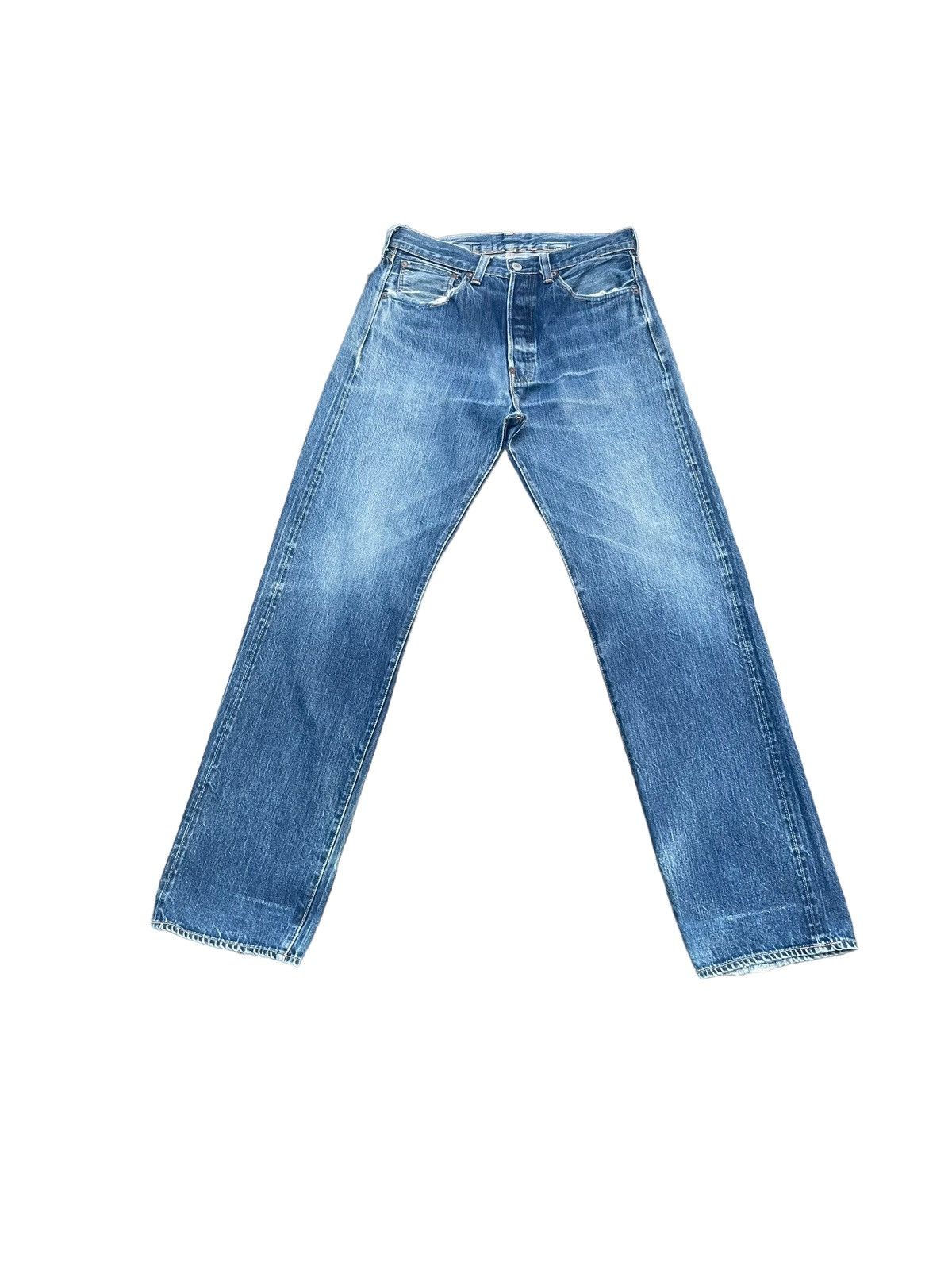 Levi's Vintage 2005 Levis 501 E 1937 Selvedge Denim Size US 31 - 2 Thumbnail