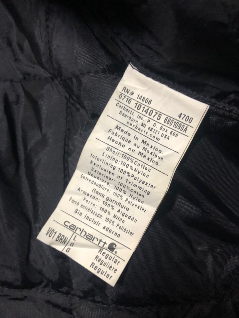 Carhartt Carhartt Brown The Frog Switch & Mfg.Co Vest Quilted lining Size US L / EU 52-54 / 3 - 14 Thumbnail