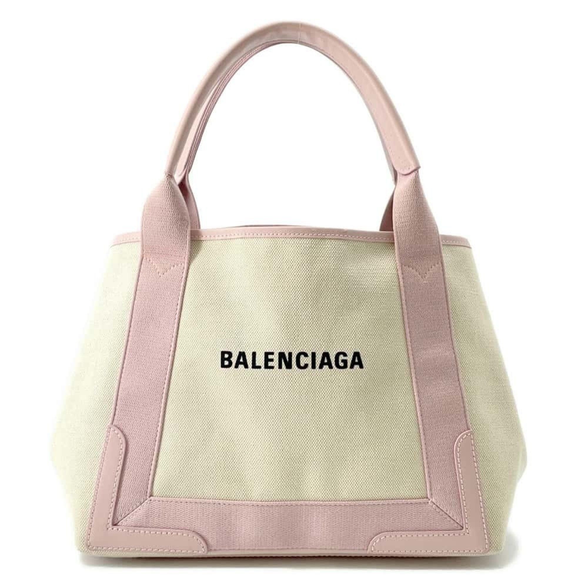 Balenciaga Tote Bag Navy Cabas S 339933 Balenciaga Small Size in Beige, Women's