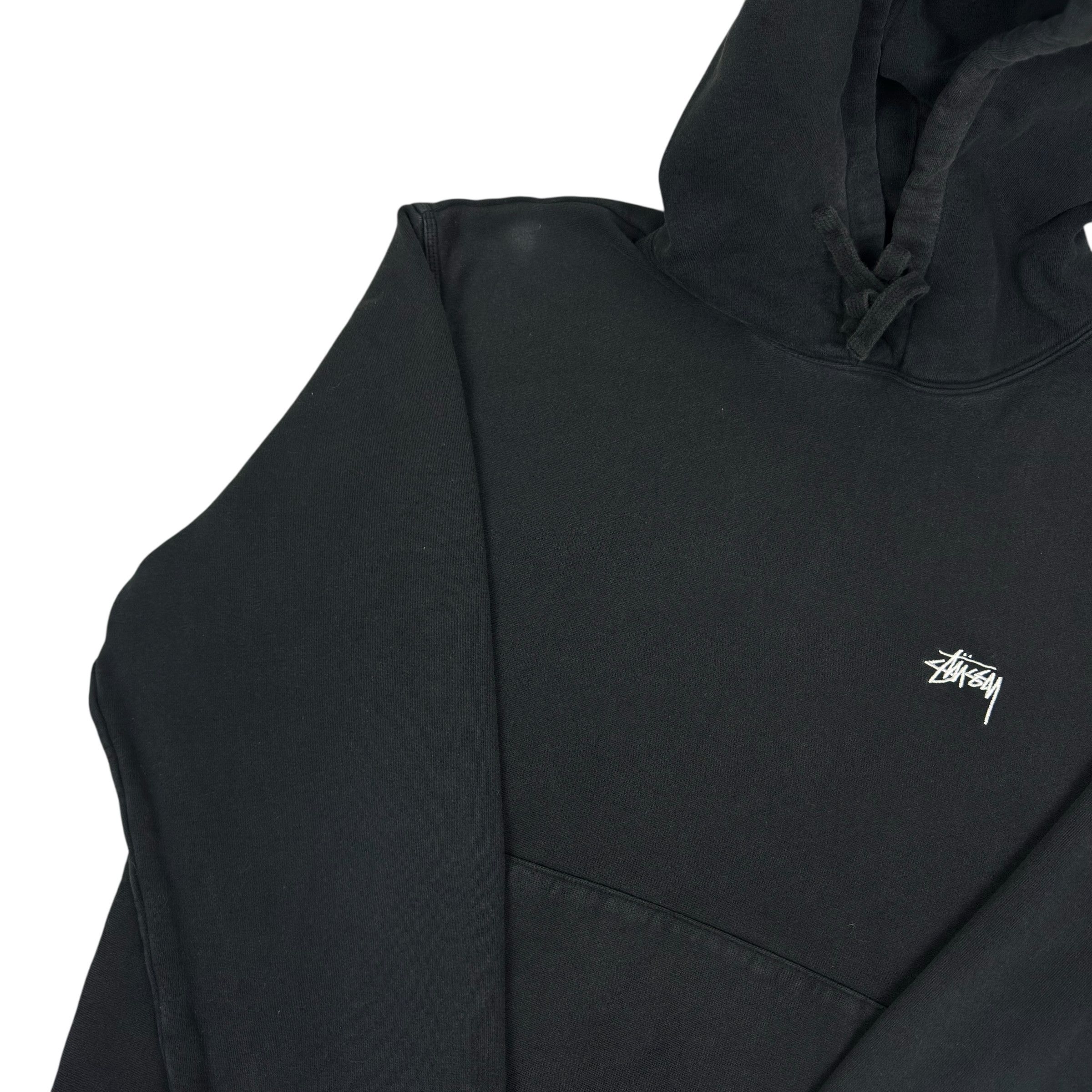 Stussy Stüssy Men's Black Cotton Fleece Lined Pullover Hoodie Large Size US L / EU 52-54 / 3 - 4 Thumbnail