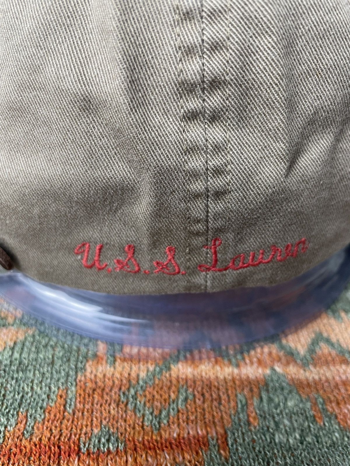 Polo Ralph Lauren Ralph Lauren Rare Leather Baseball Hat cap Size ONE SIZE - 8 Thumbnail