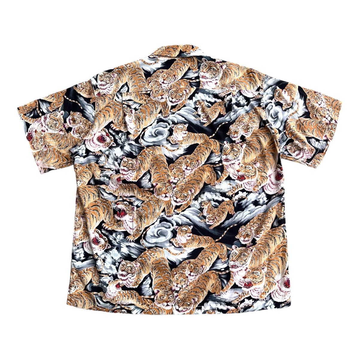 Sun Surf × Toyo Enterprises Vintage Sun Surf Tiger Open Collar Hawaiian Shirt Size US L / EU 52-54 / 3 - 11 Thumbnail