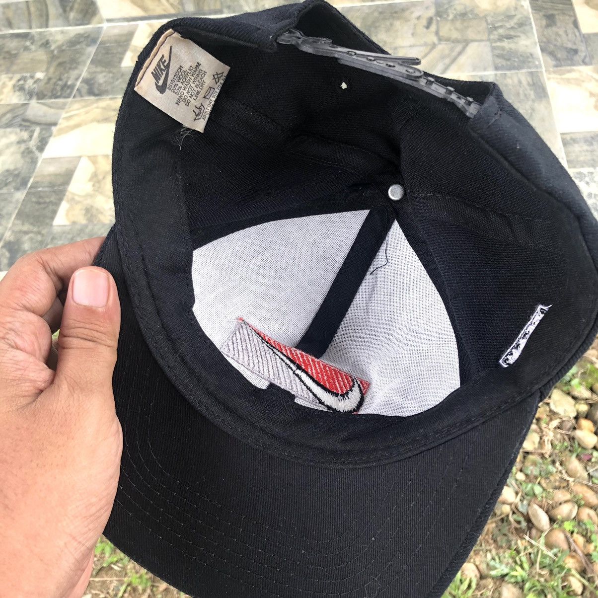 Nike Vintage 90s Nike Rare Big Logo Cap Size ONE SIZE - 7 Thumbnail