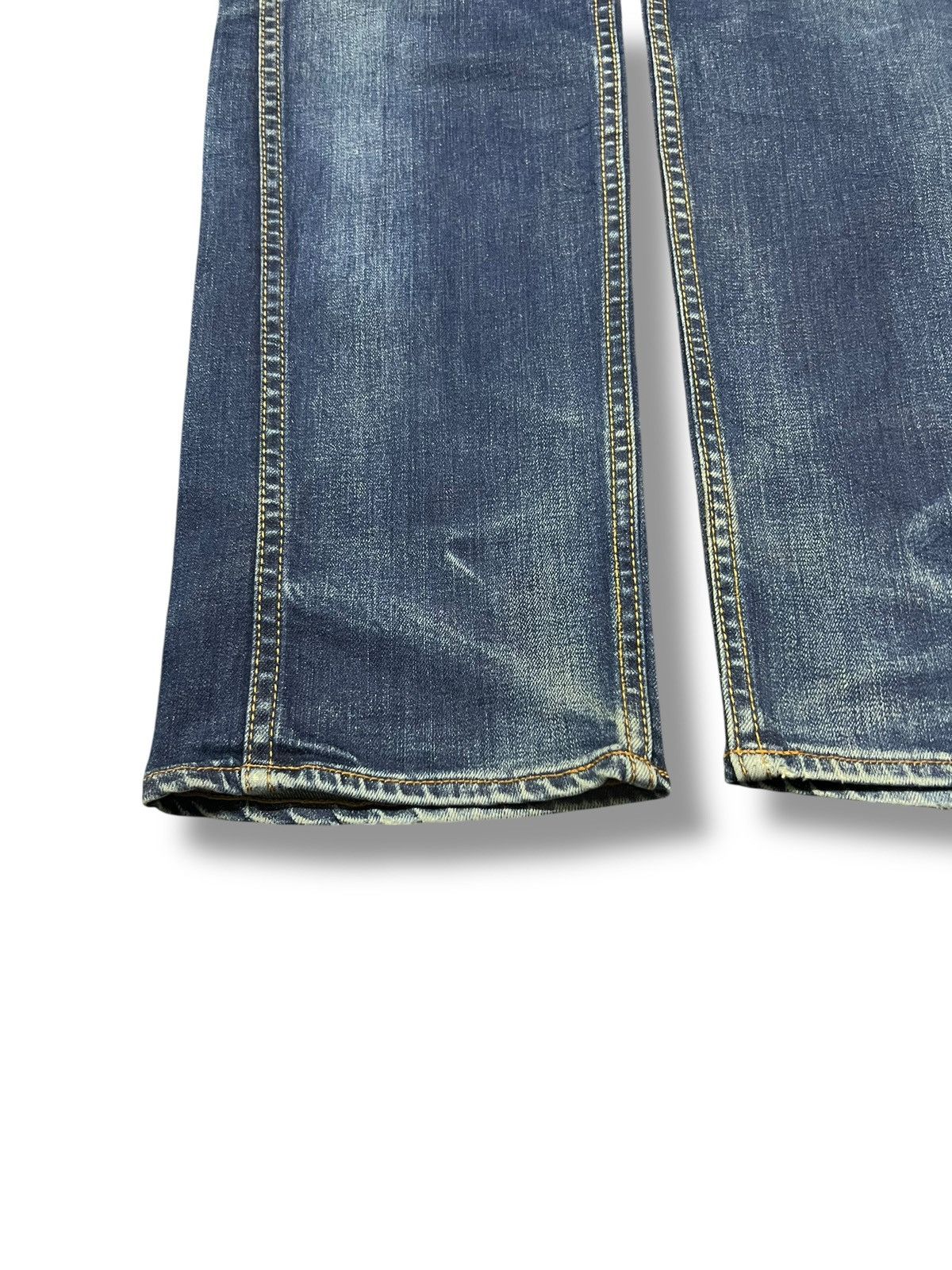 Japanese Brand Flash Report Vintage Japan - Faded Blue Wash Style Jeans Size US 35 - 6 Thumbnail