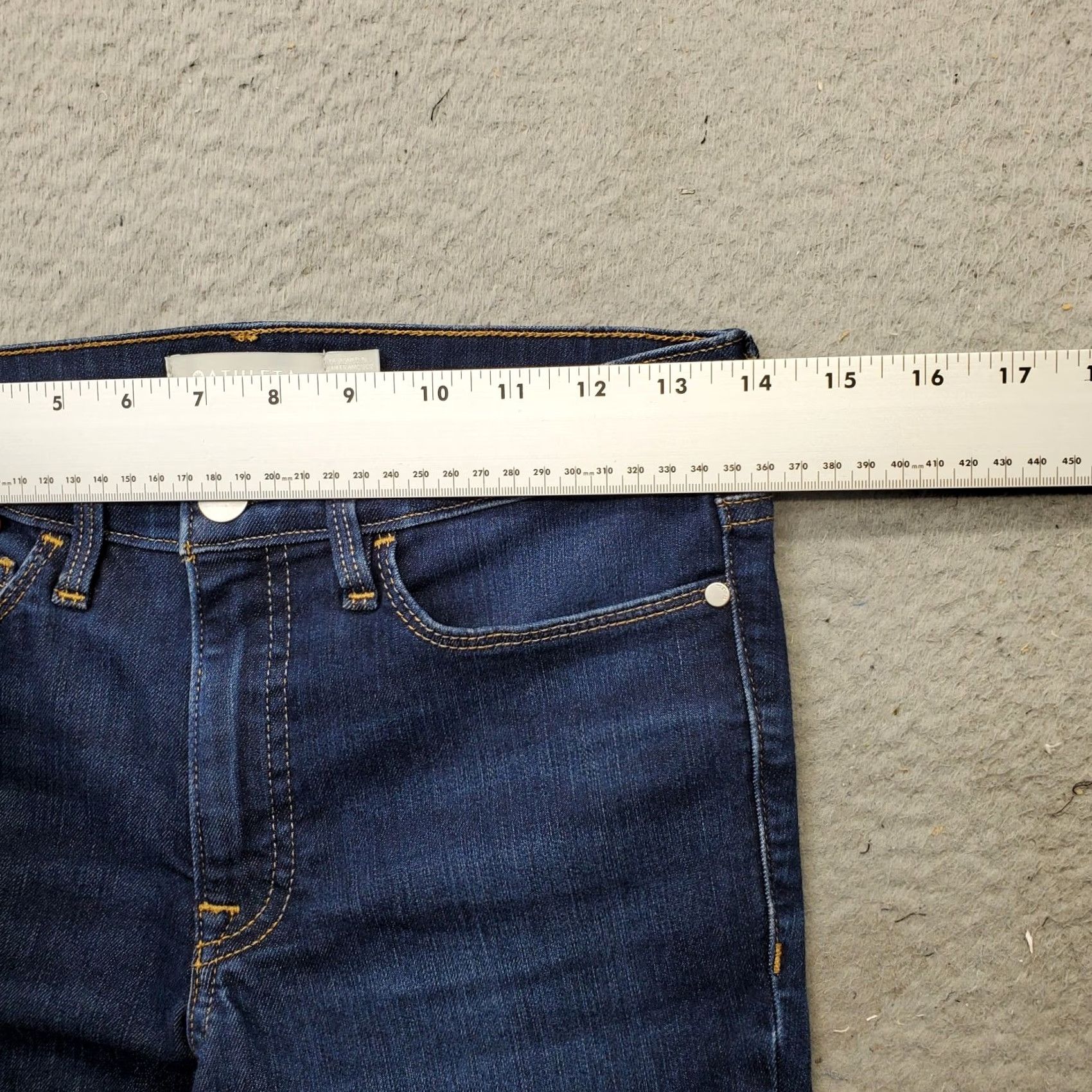 Athleta Athleta Jeans Womens Size 2 Blue Denim Medium Wash 5-Pocket Design Skinny Leg Size 26" / US 2 / IT 38 - 6 Thumbnail