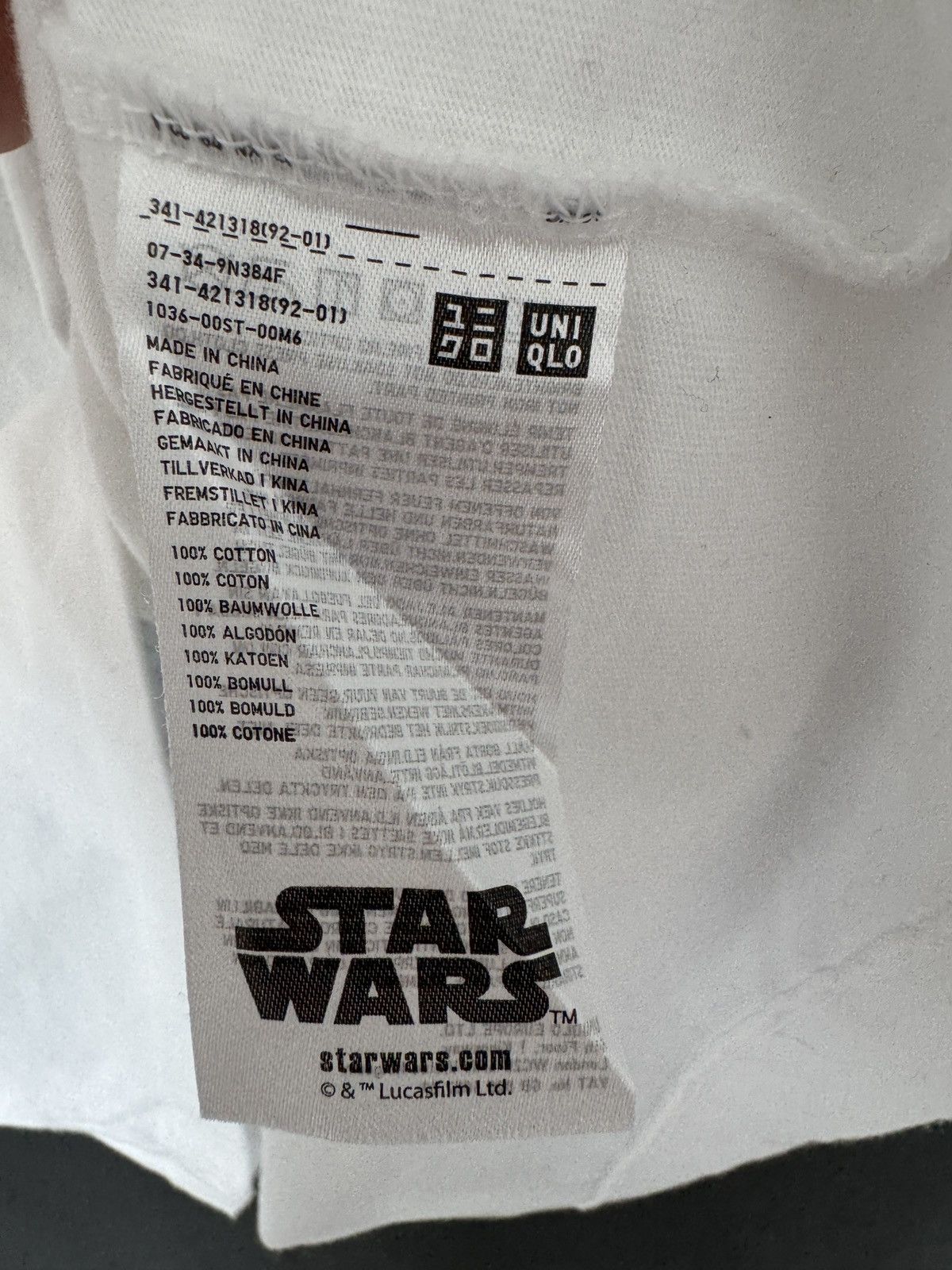 Nigo Uniqlo x Nigo x Star Wars tee white Size US M / EU 48-50 / 2 - 5 Thumbnail