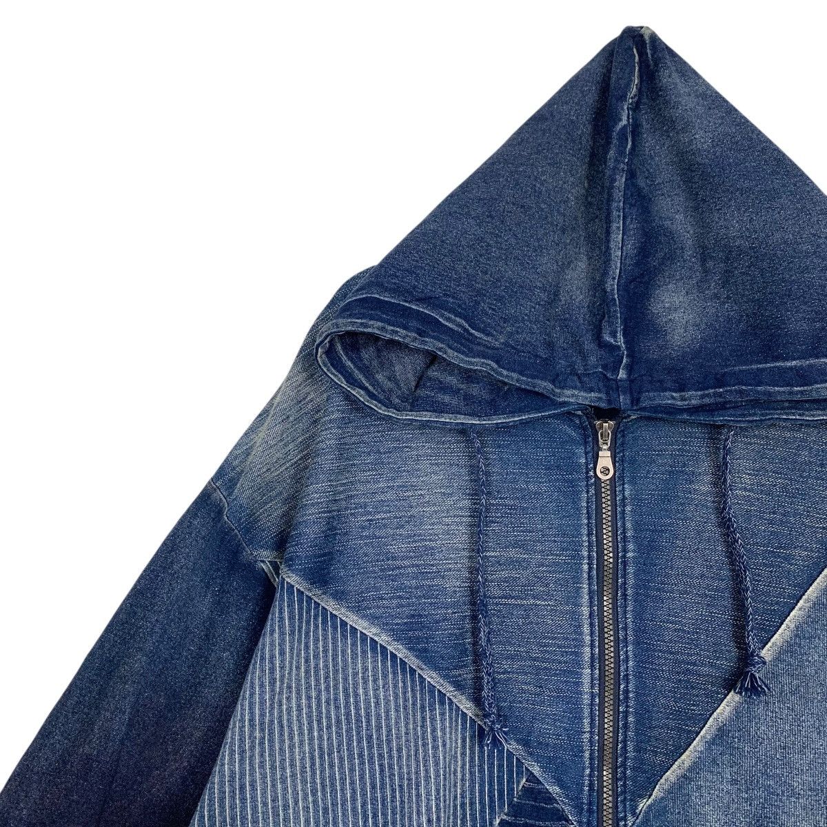 In The Attic IN THE ATTIC Jeans Short Sleeve Hoodie Jacket #2928-C132 Size US XXL / EU 58 / 5 - 7 Thumbnail