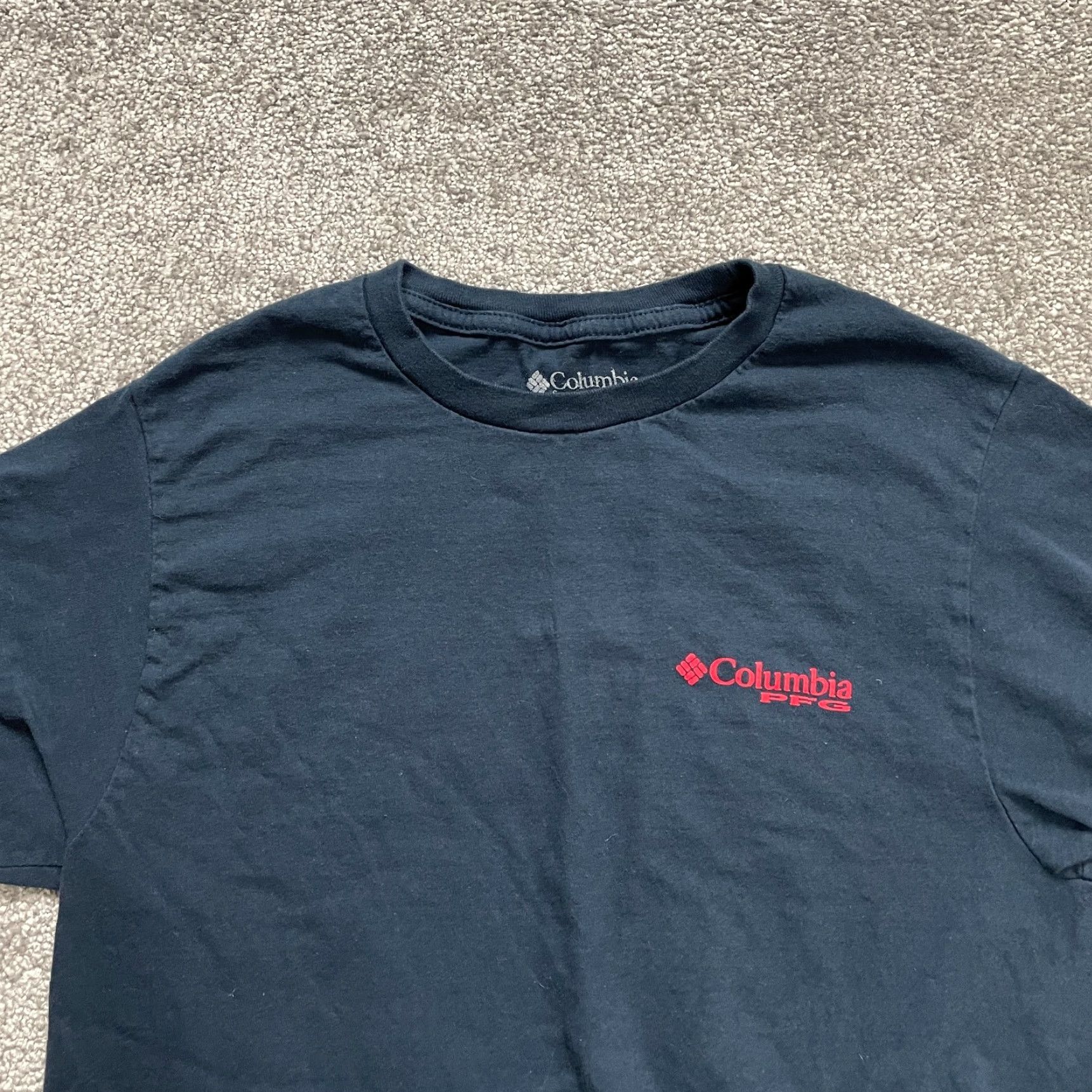Vintage Columbia PFG Fishing T-Shirt Mens Small Crew Neck Short Sleeve Blue Size US S / EU 44-46 / 1 - 4 Thumbnail