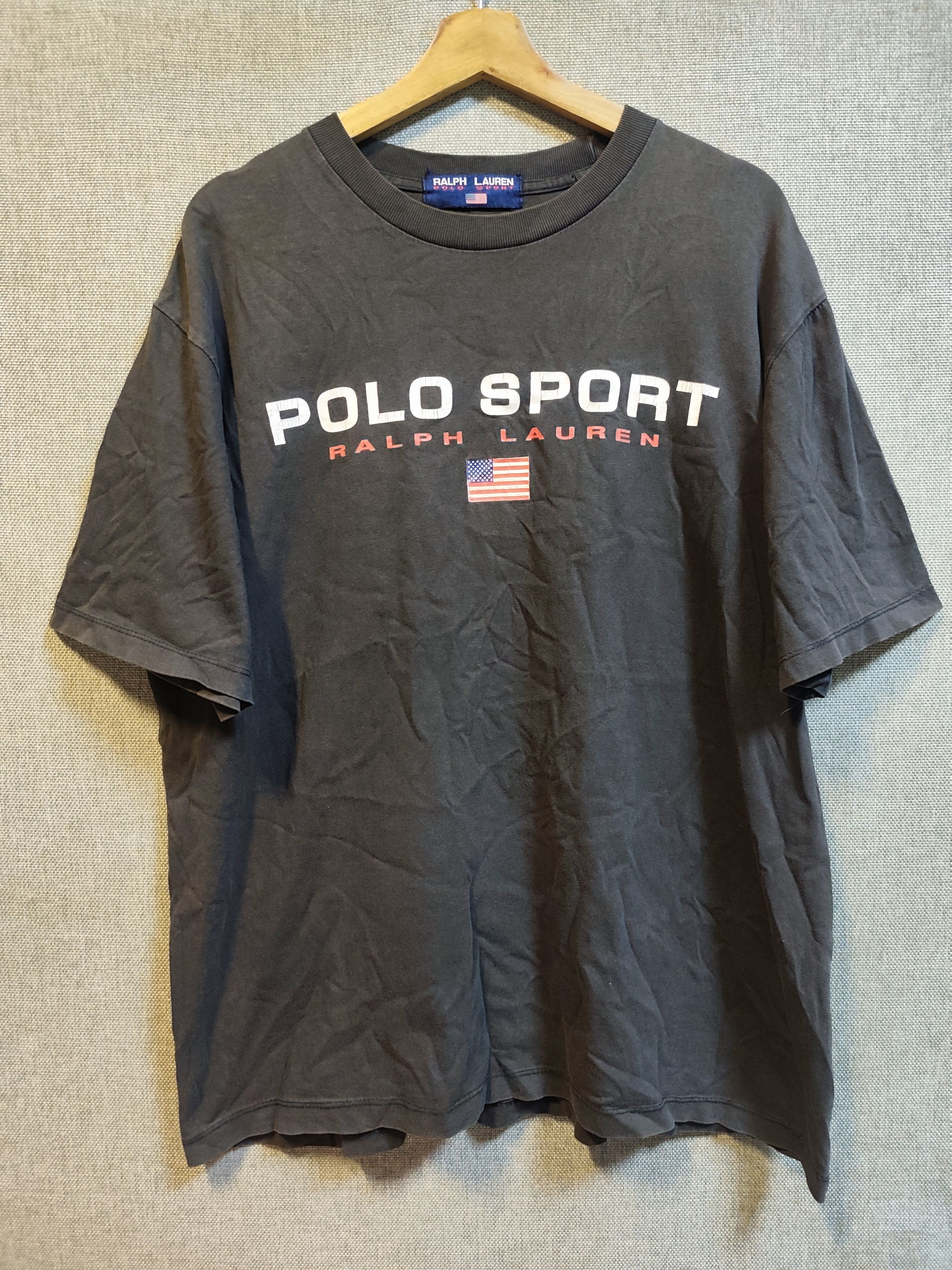 Polo Ralph Lauren Vintage 90s T Shirt Polo Sport Ralph Lauren Size US XL / EU 56 / 4 - 1 Thumbnail