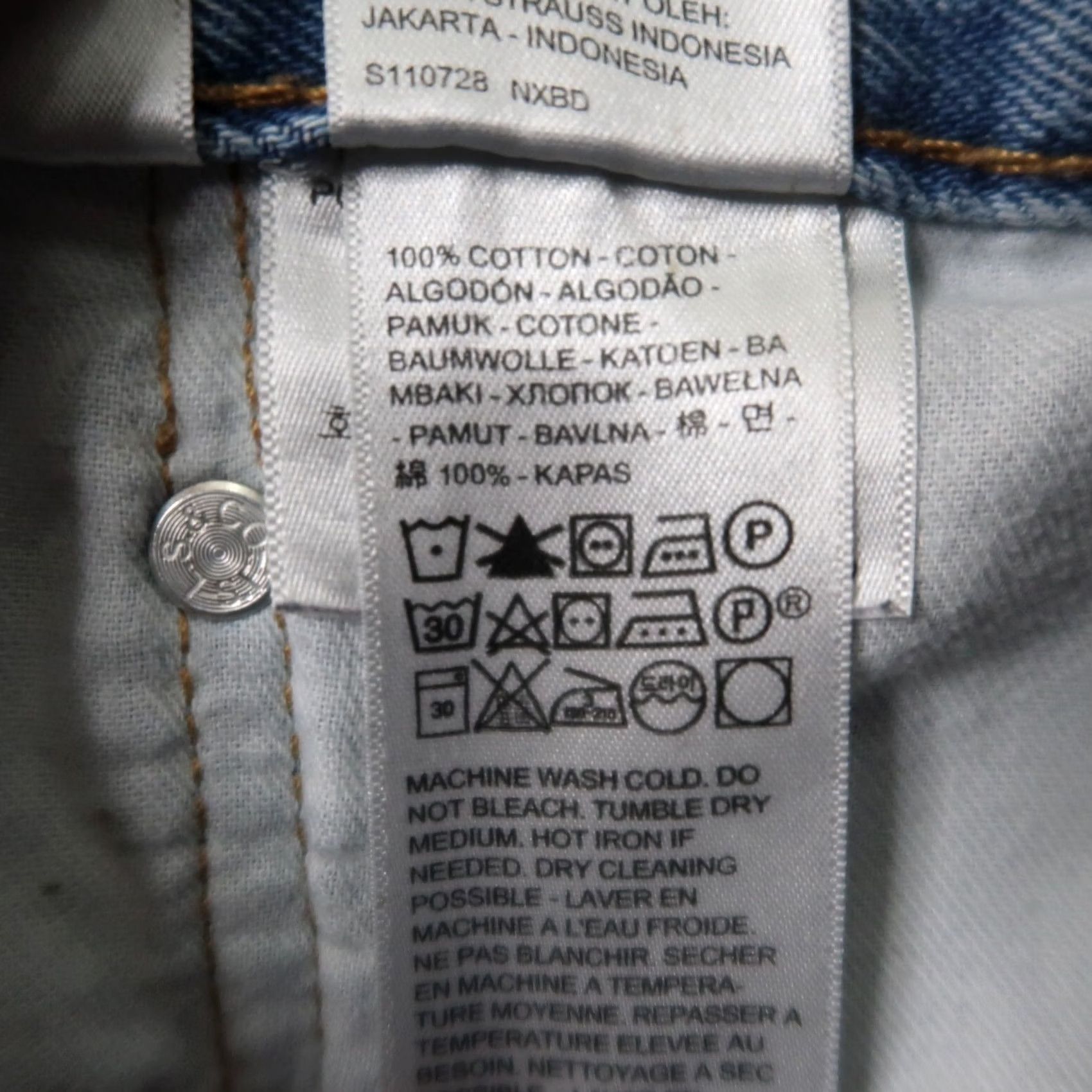 Levi's Levi's 505 Regular Fit Straight Jeans Men's 36x32 Blue Denim Distressed 5-Pocket Design Size US 36 / EU 52 - 6 Thumbnail