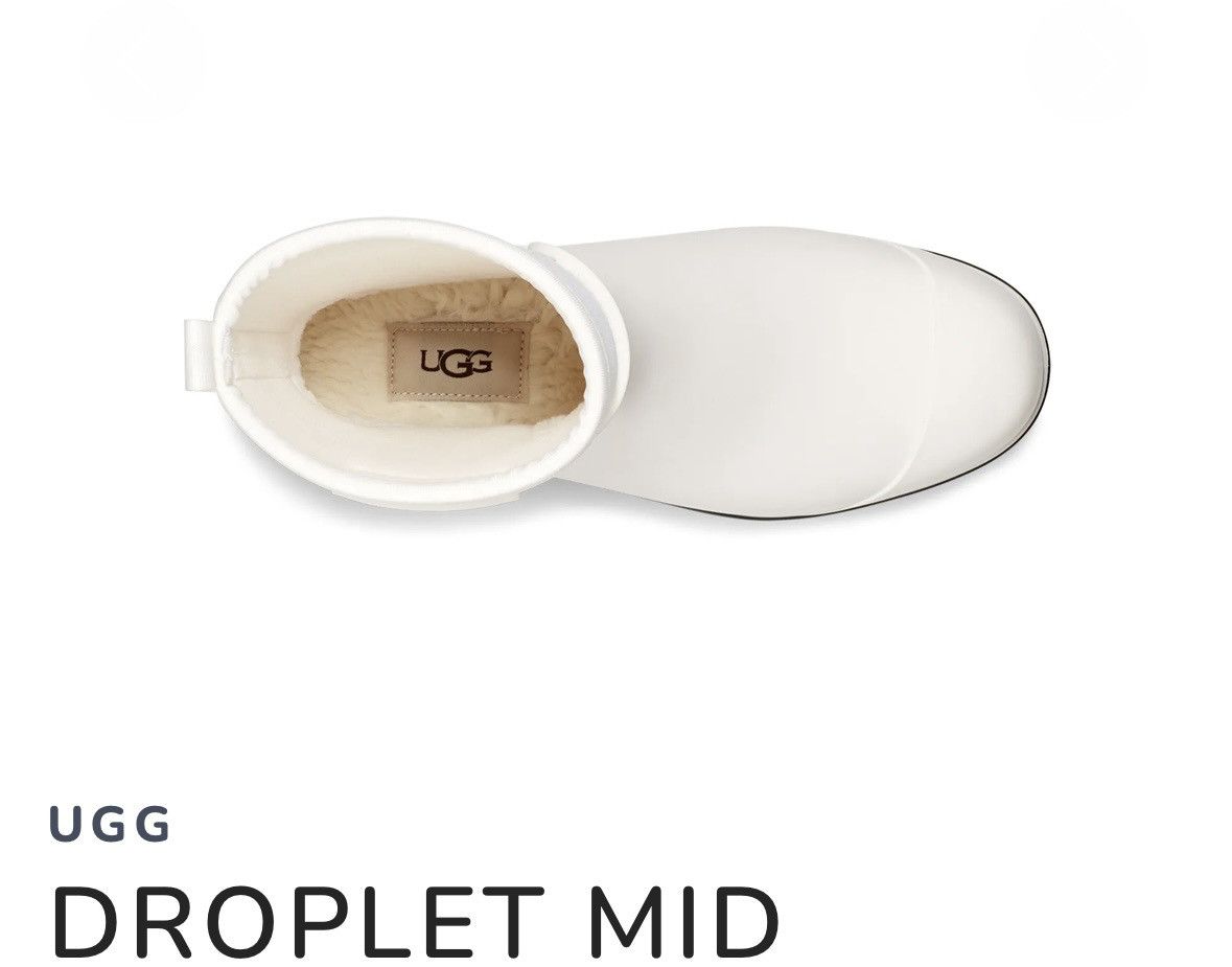 Ugg UGG Cream Droplet Mid Boots Size US 10 / IT 40 - 3 Thumbnail